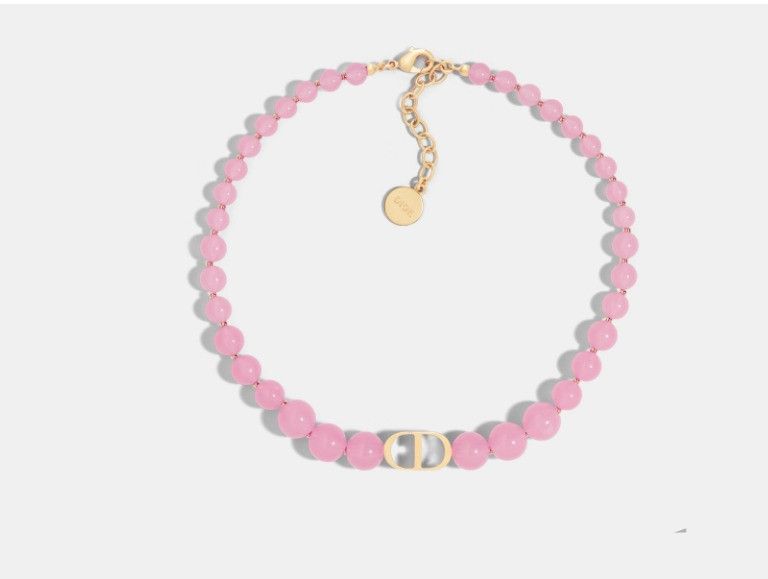 Dior o1w1db10325 Size: OS / N1116 30 Montaigne Choker in Pink Size ONE SIZE - 1 Thumbnail