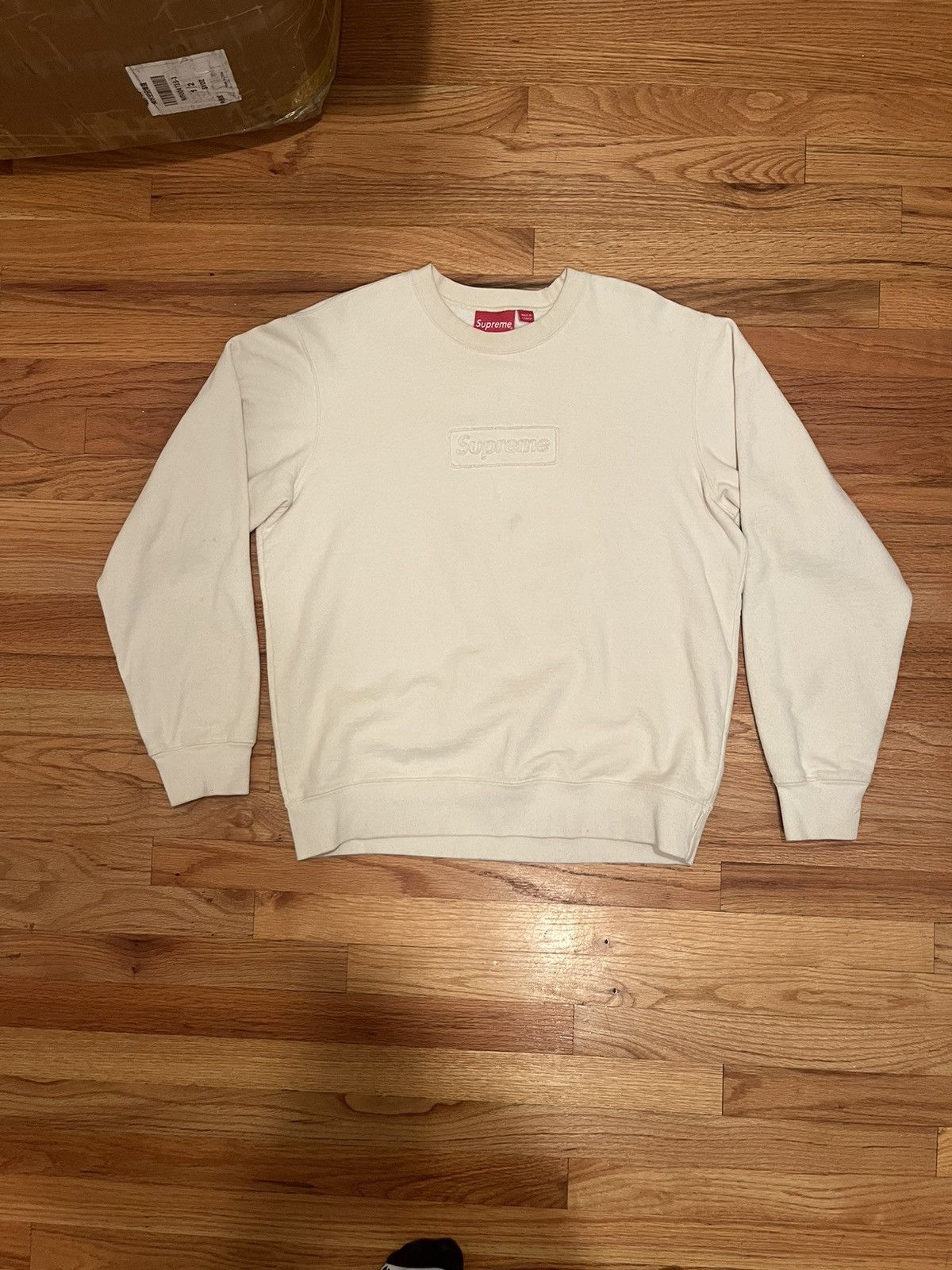 Supreme SUPREME CUTOUT LOGO CREWNECK | Grailed