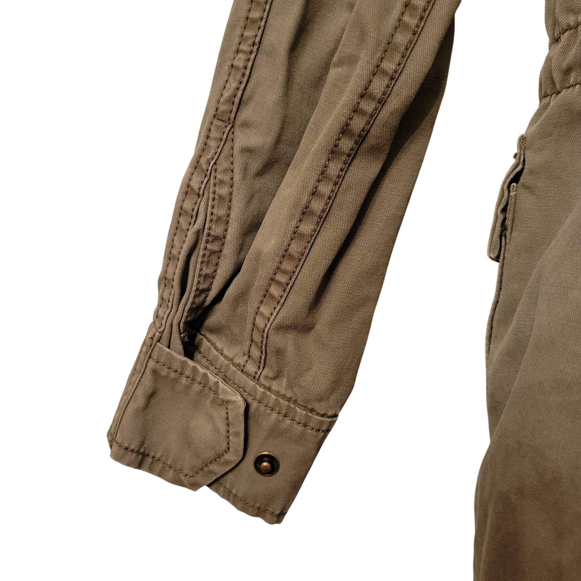 Madewell Madewell XS Olive Green Moto Military Army Utility Jacket PA Size XS / US 0-2 / IT 36-38 - 8 Thumbnail