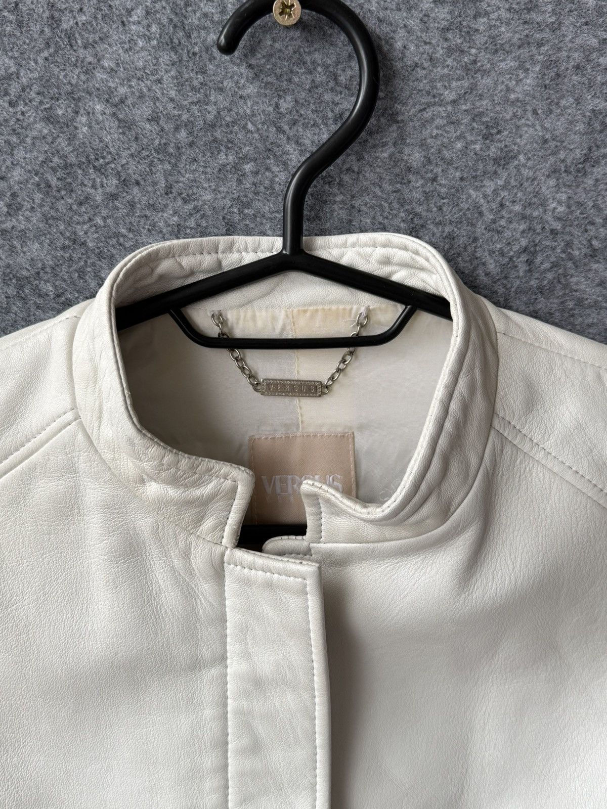 Versus Versace Vintage Versus Versace women’s leather jacket size 20/40(s) Size S / US 4 / IT 40 - 11 Thumbnail