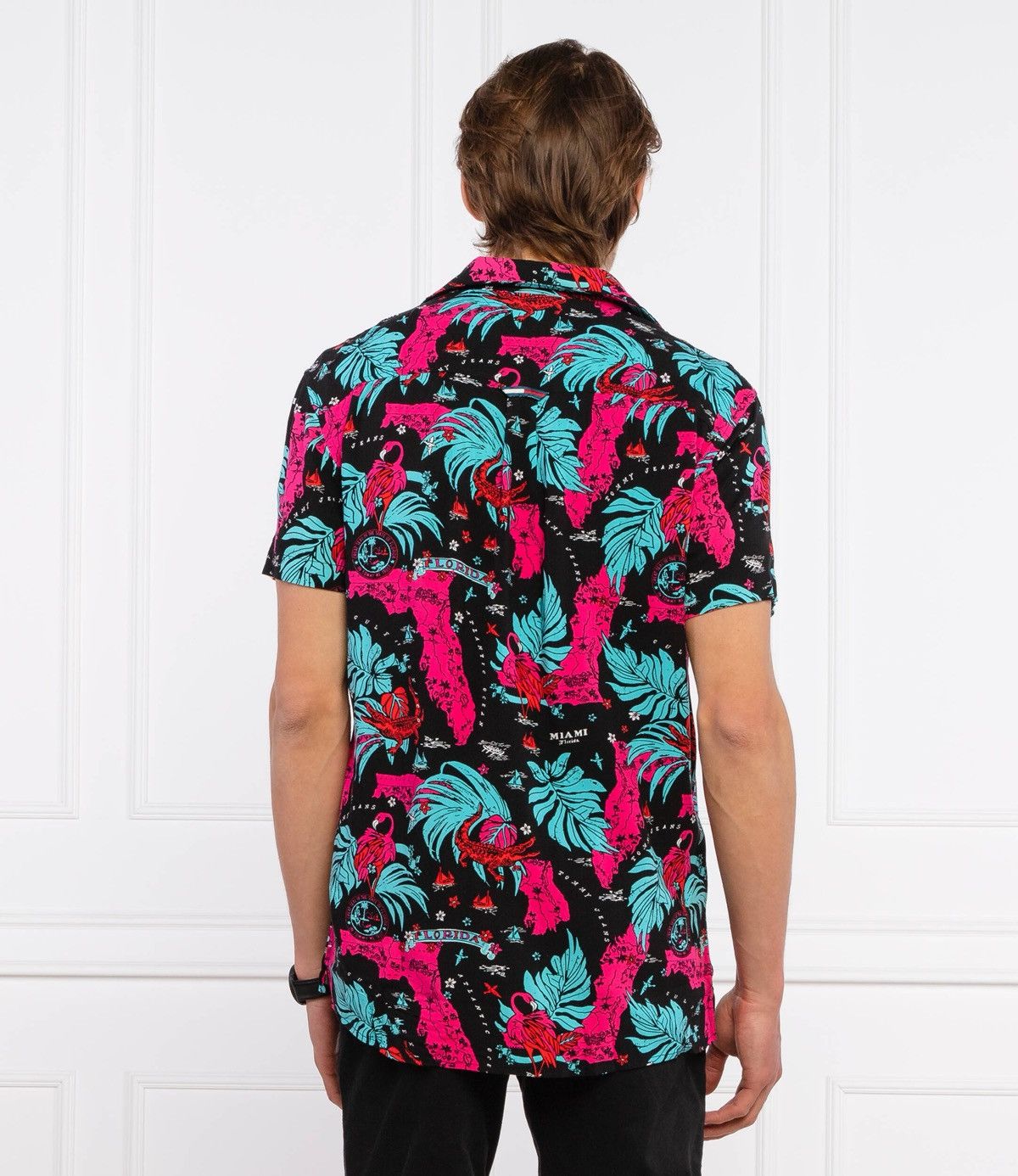Tommy Jeans Tommy Hilfiger Jeans Printed Shirt Button Viscose Tropical Size US M / EU 48-50 / 2 - 2 Thumbnail