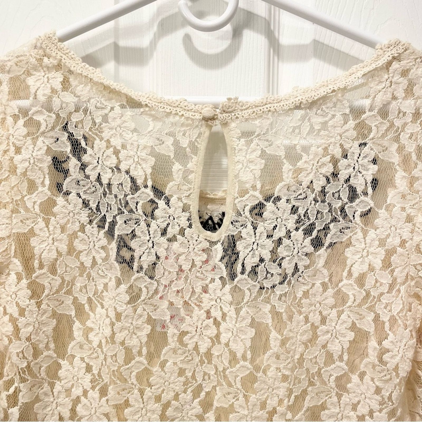 Free People Free People Lace Top M Size M / US 6-8 / IT 42-44 - 7 Thumbnail