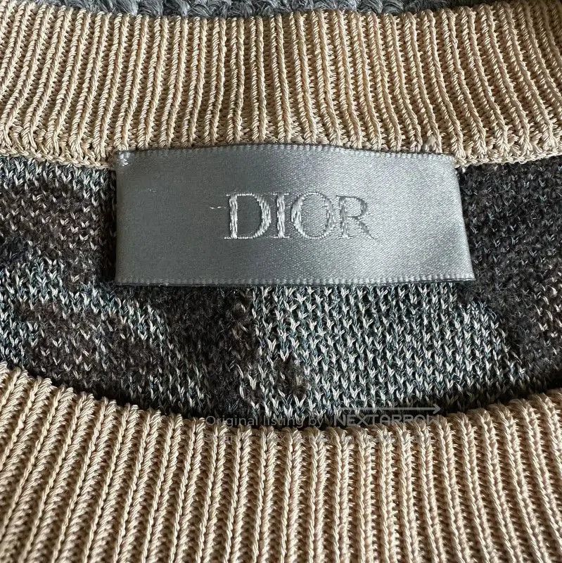 Dior Dior Summer Khaki Wool Blend Short Sleeve Tee . Size US M / EU 48-50 / 2 - 2 Thumbnail