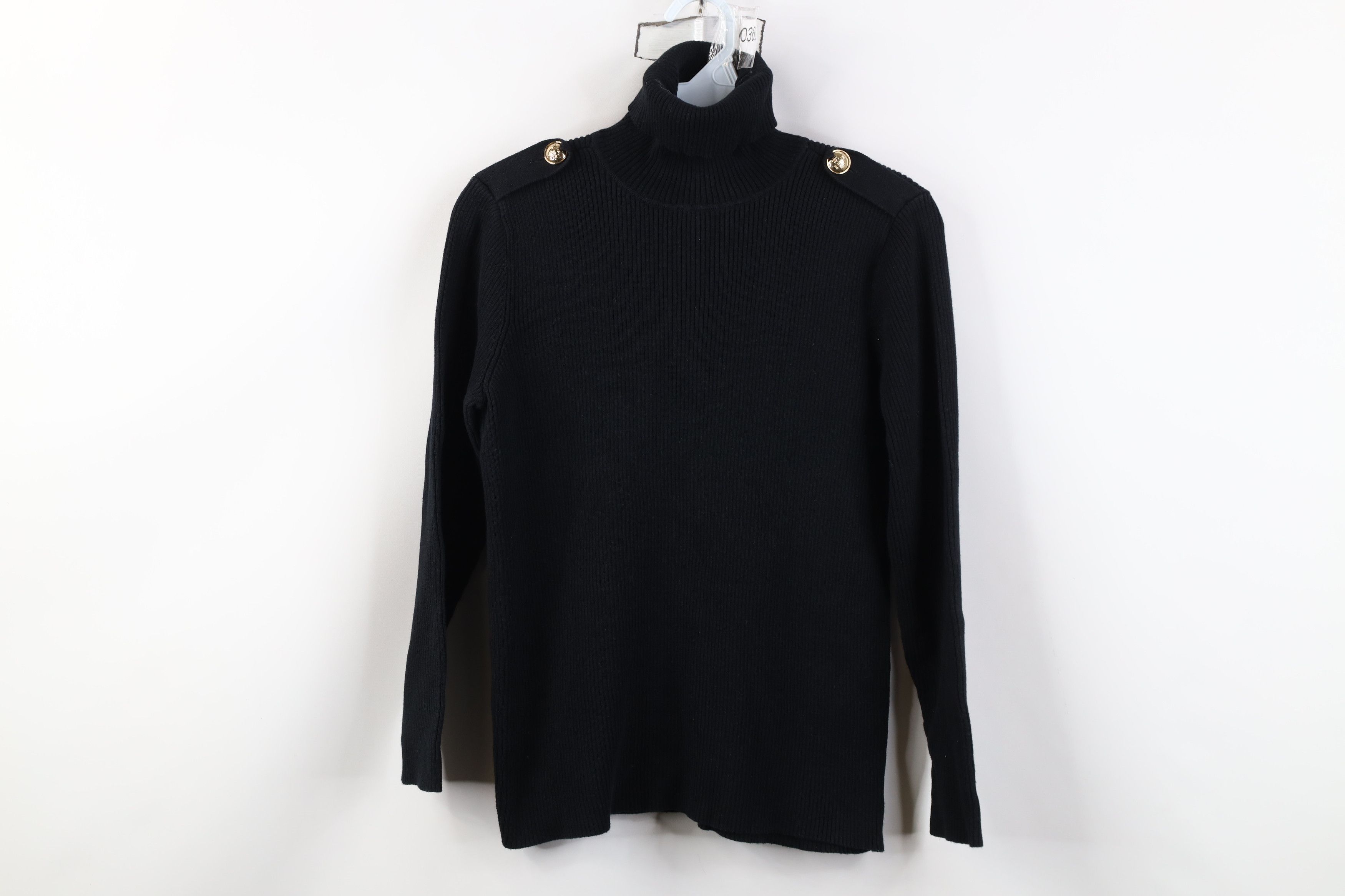 Polo Ralph Lauren Vintage 90s Ralph Lauren Knit Military Turtleneck Sweater Size M / US 6-8 / IT 42-44 - 1 Thumbnail