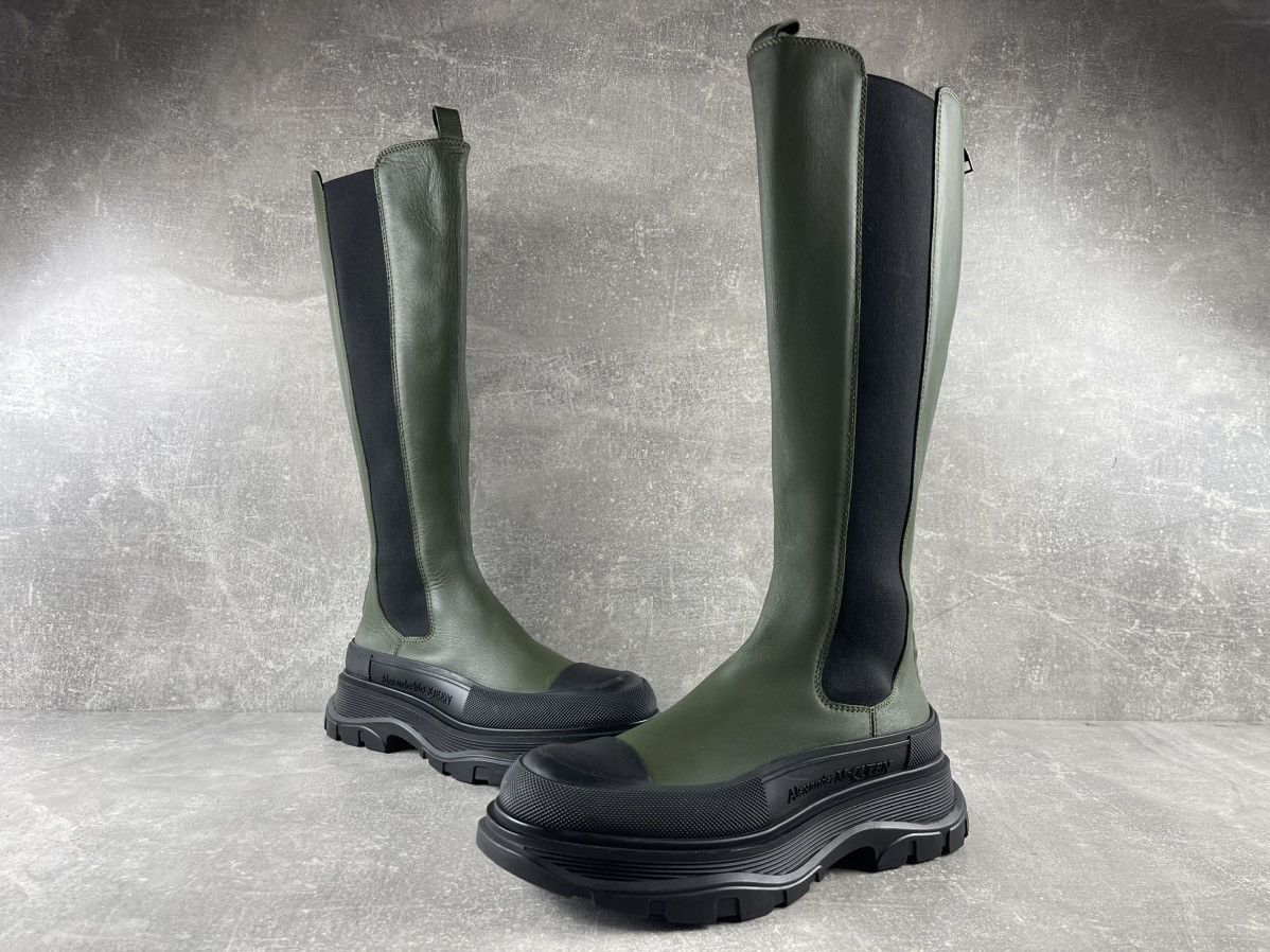 Alexander McQueen Alexander McQueen Tall Platform Knee High Boots Leather Size US 9.5 / IT 39.5 - 5 Thumbnail