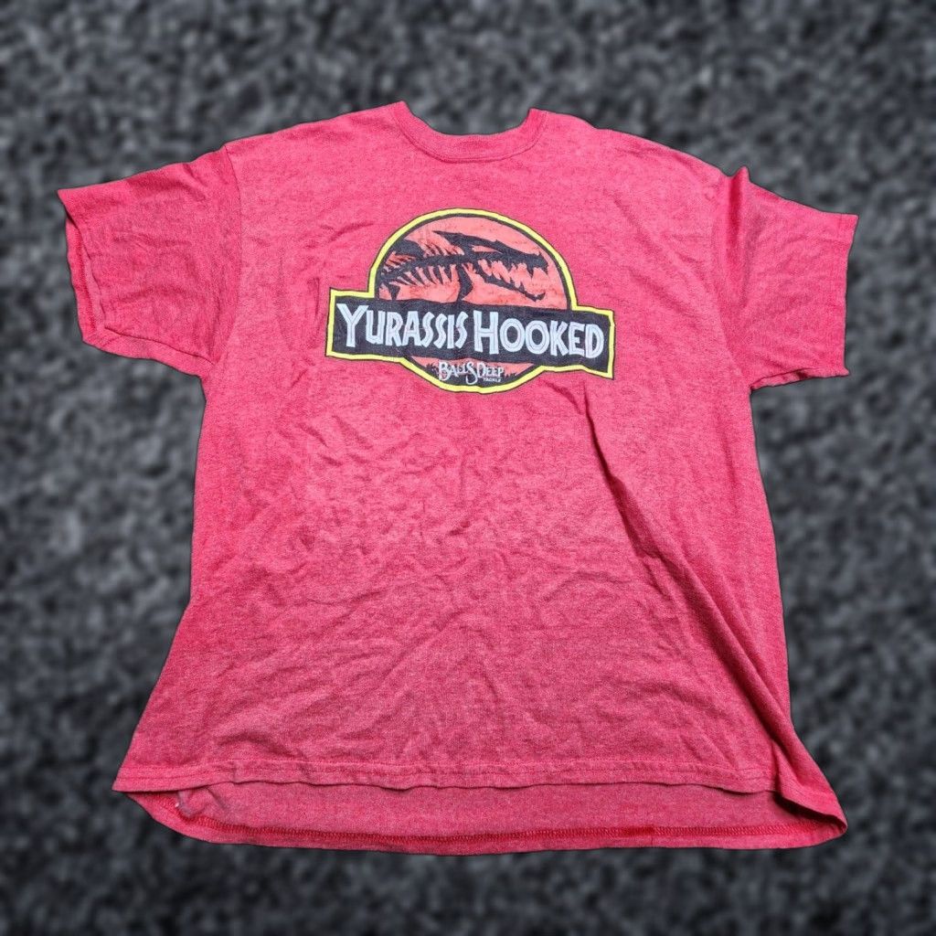 Gildan Gildan Funny Fishing Tackle T-Shirt 2XL Red Mens Size US XXL / EU 58 / 5 - 1 Thumbnail