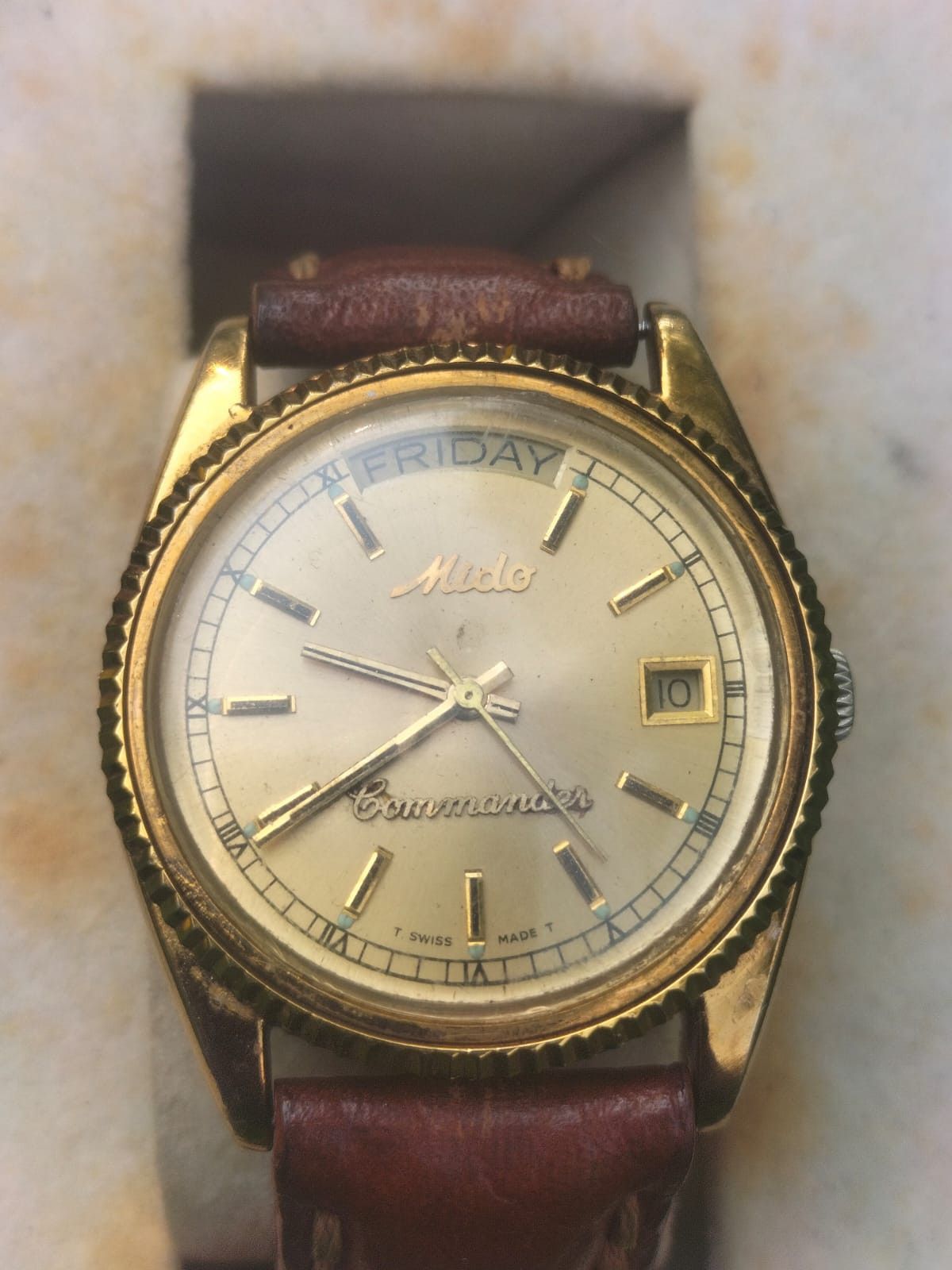 Vintage Mido commander gold vintage Size ONE SIZE - 3 Thumbnail