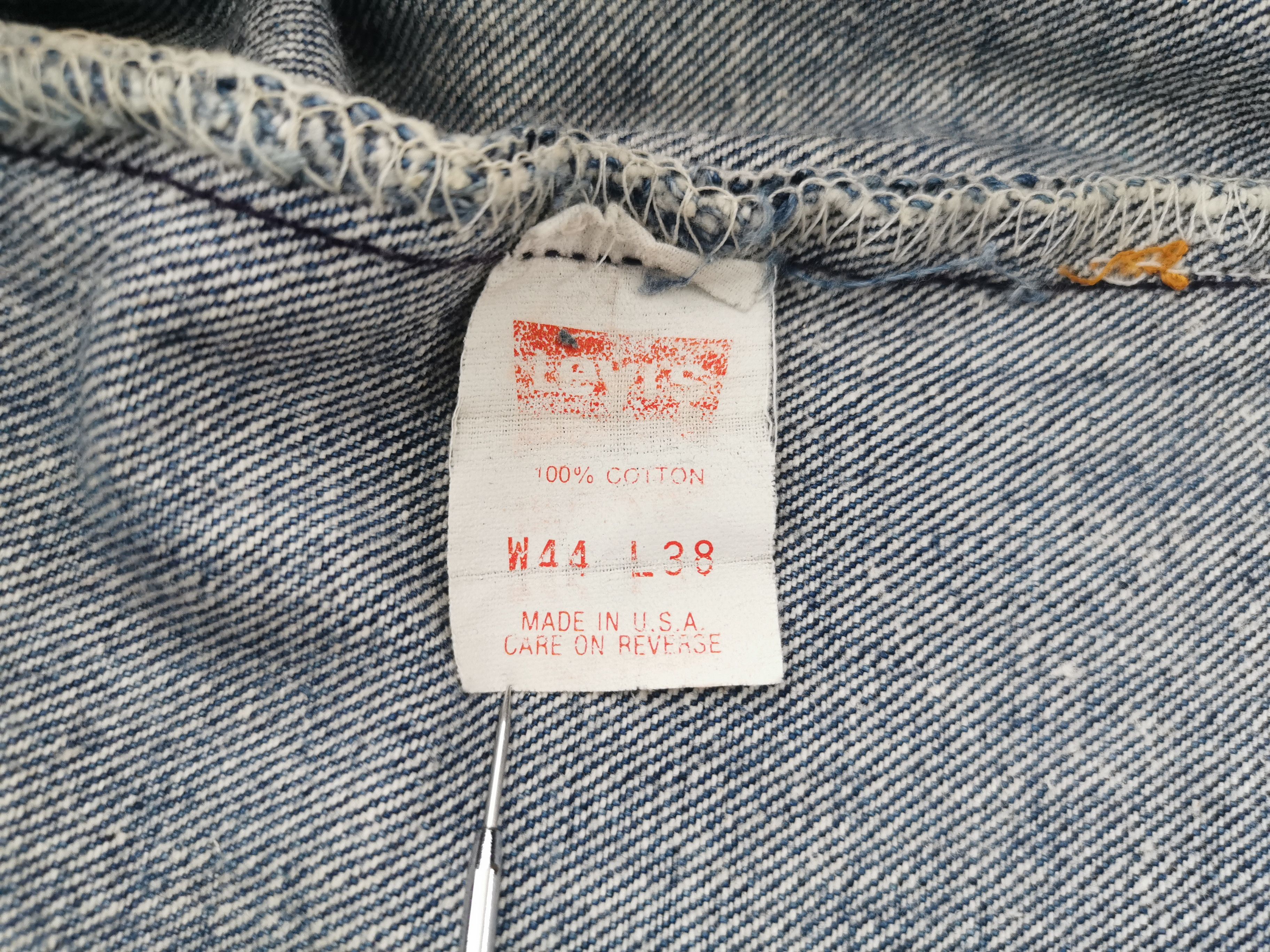 Levi's Distressed Vintage 90s Levis Lot 501 Denim Made In Japan Size US 41 - 9 Thumbnail