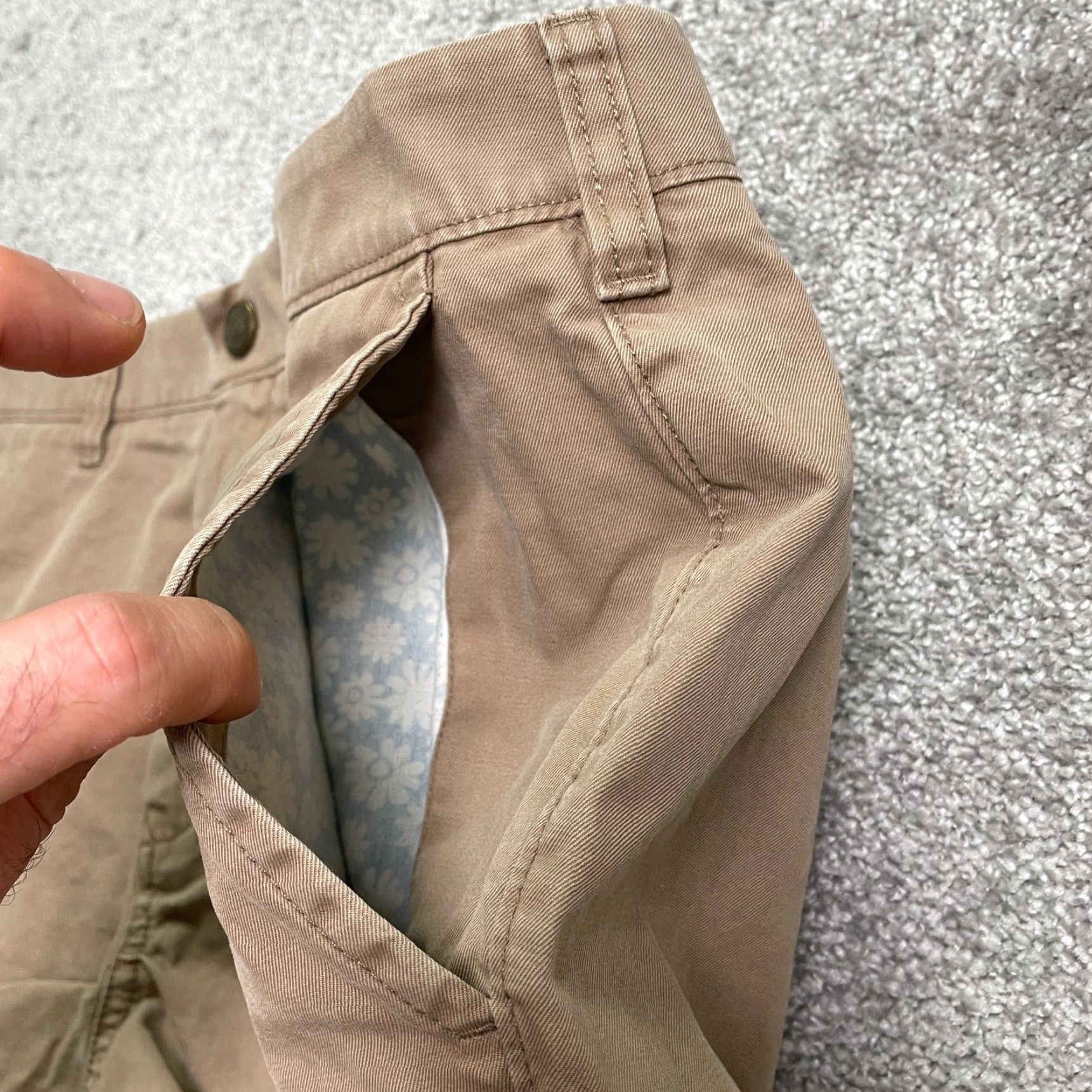 Bonobos Bonobos Chino Shorts Mens 35 Cotton Flat Front Casual Outdoor Fishing Regular Brown 8.5" Inseam Mens Size US 35 - 3 Thumbnail