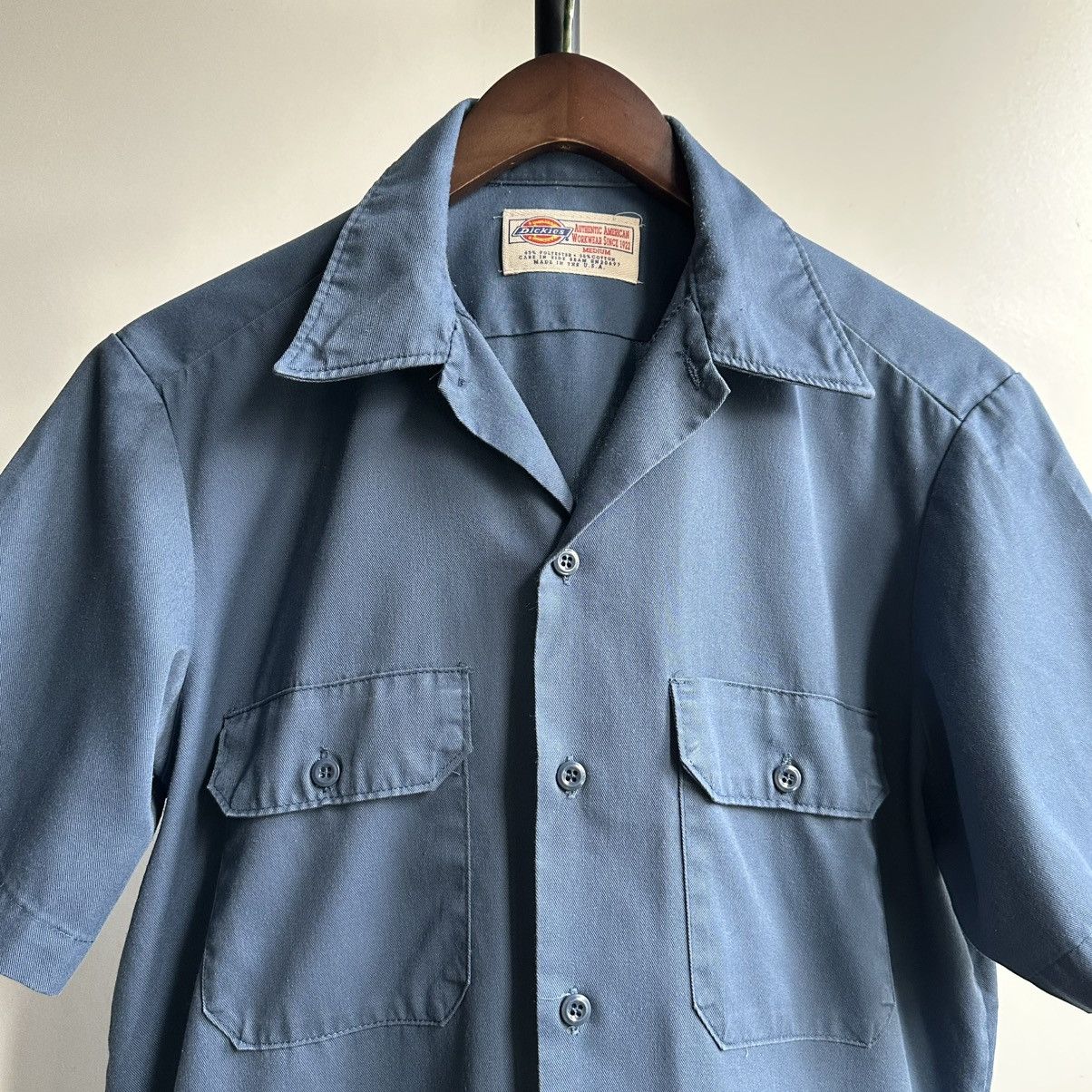 Dickies × Vintage Vintage Dickies Workwear Button Up Shirt Size US M / EU 48-50 / 2 - 2 Thumbnail