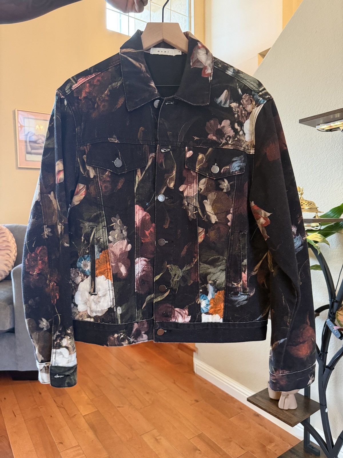 MNML Floral Trucker Jacket Size US M / EU 48-50 / 2 - 1 Thumbnail
