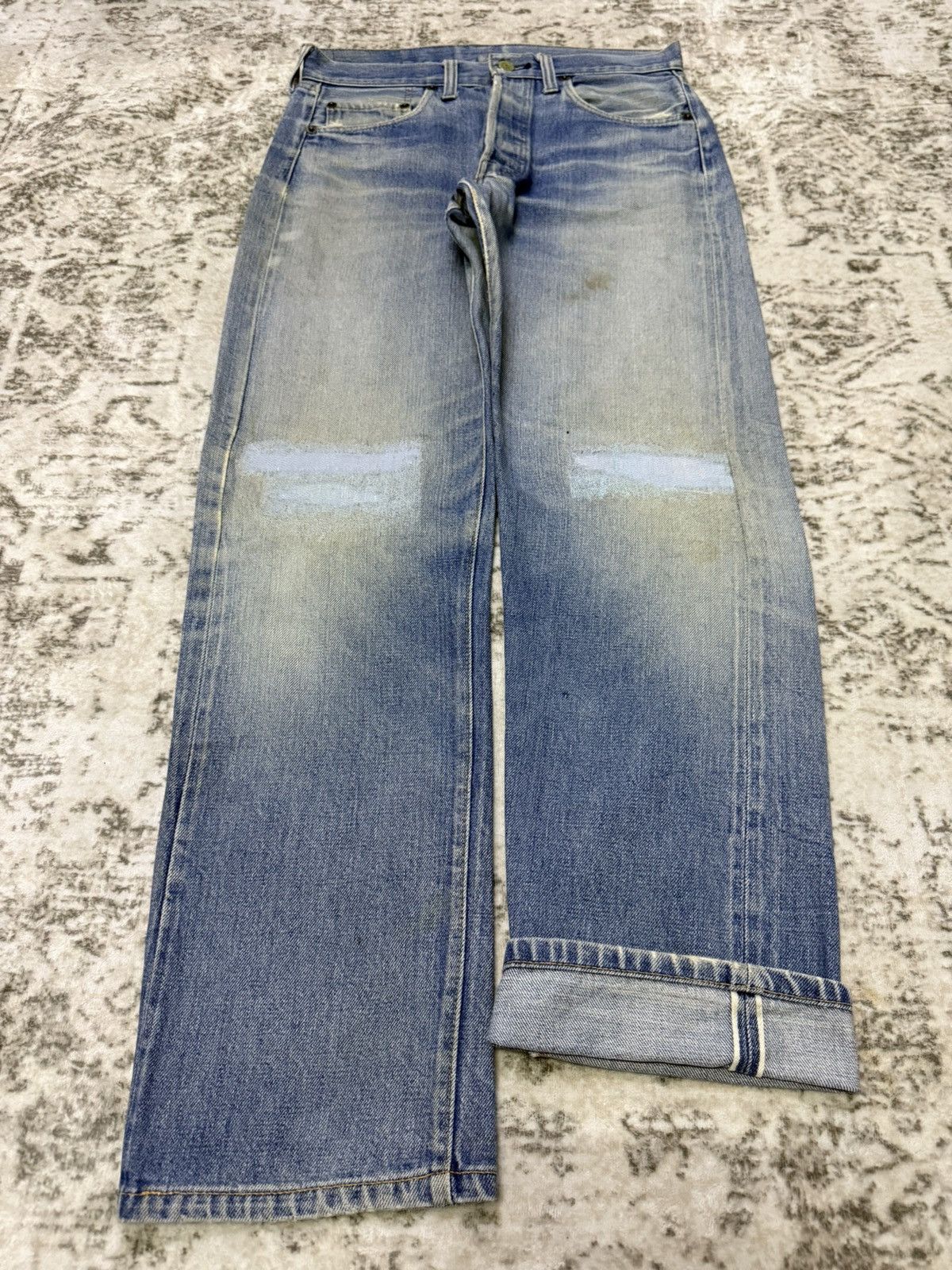 Levi's Vintage 70s Levis 501 Single R Selvedge Jeans Button #6 Size US 30 / EU 46 - 1 Thumbnail