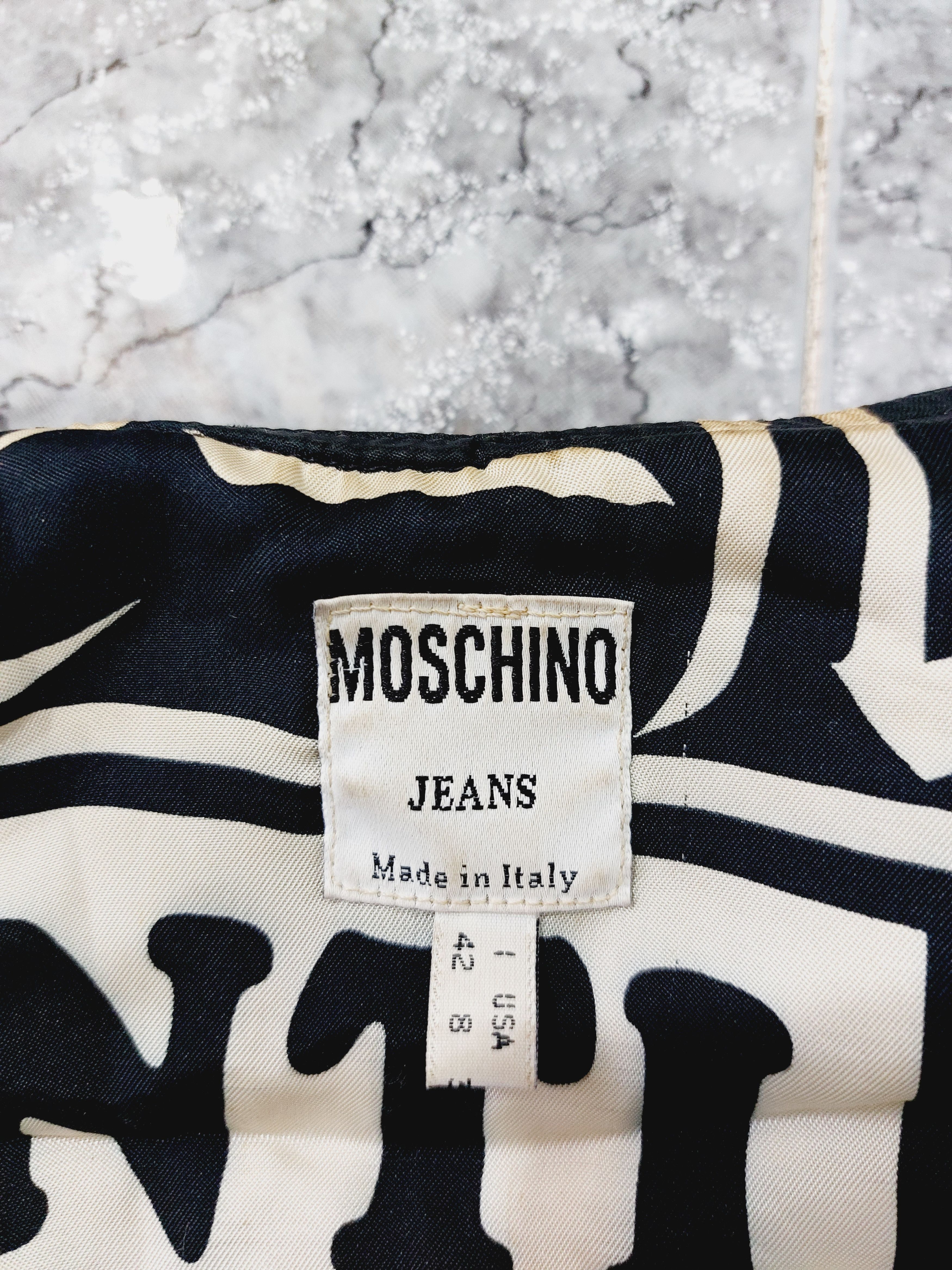 Moschino Moschino Jeans Bella Hadid Faux Leather Black Vest Top Size S / US 4 / IT 40 - 15 Thumbnail