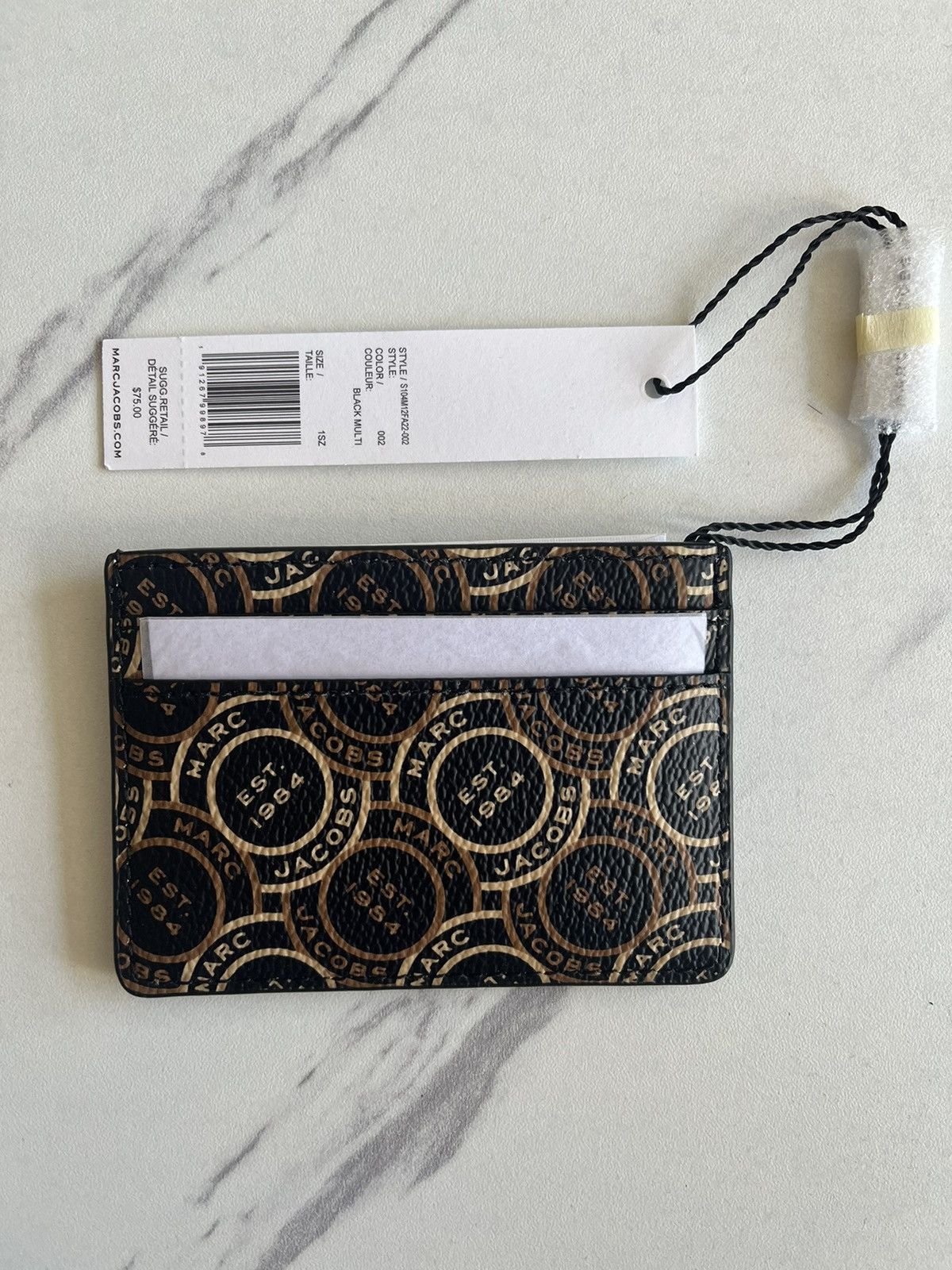 Marc Jacobs Card Holder Wallet with logos Size ONE SIZE - 2 Thumbnail