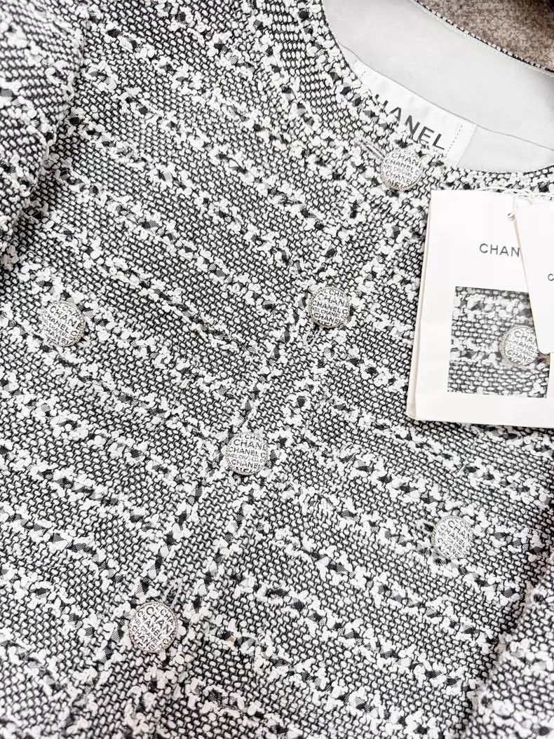 Chanel Chanel Striped tweed knitted jacket Size XXS / US 00 / IT 34 - 4 Thumbnail