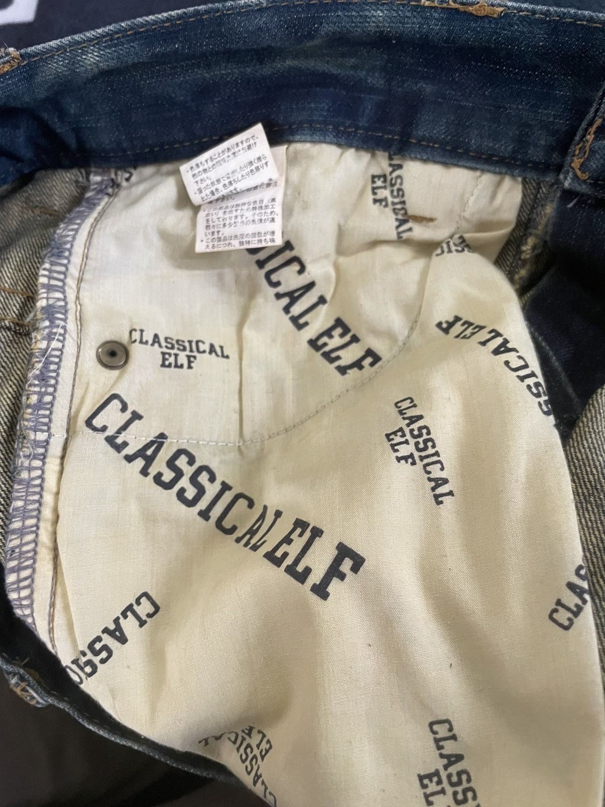 Japanese Brand × Tornado Mart Classical Elf Studded Leather Crafted Muddy Wash Denim Jeans Size US 30 / EU 46 - 20 Thumbnail