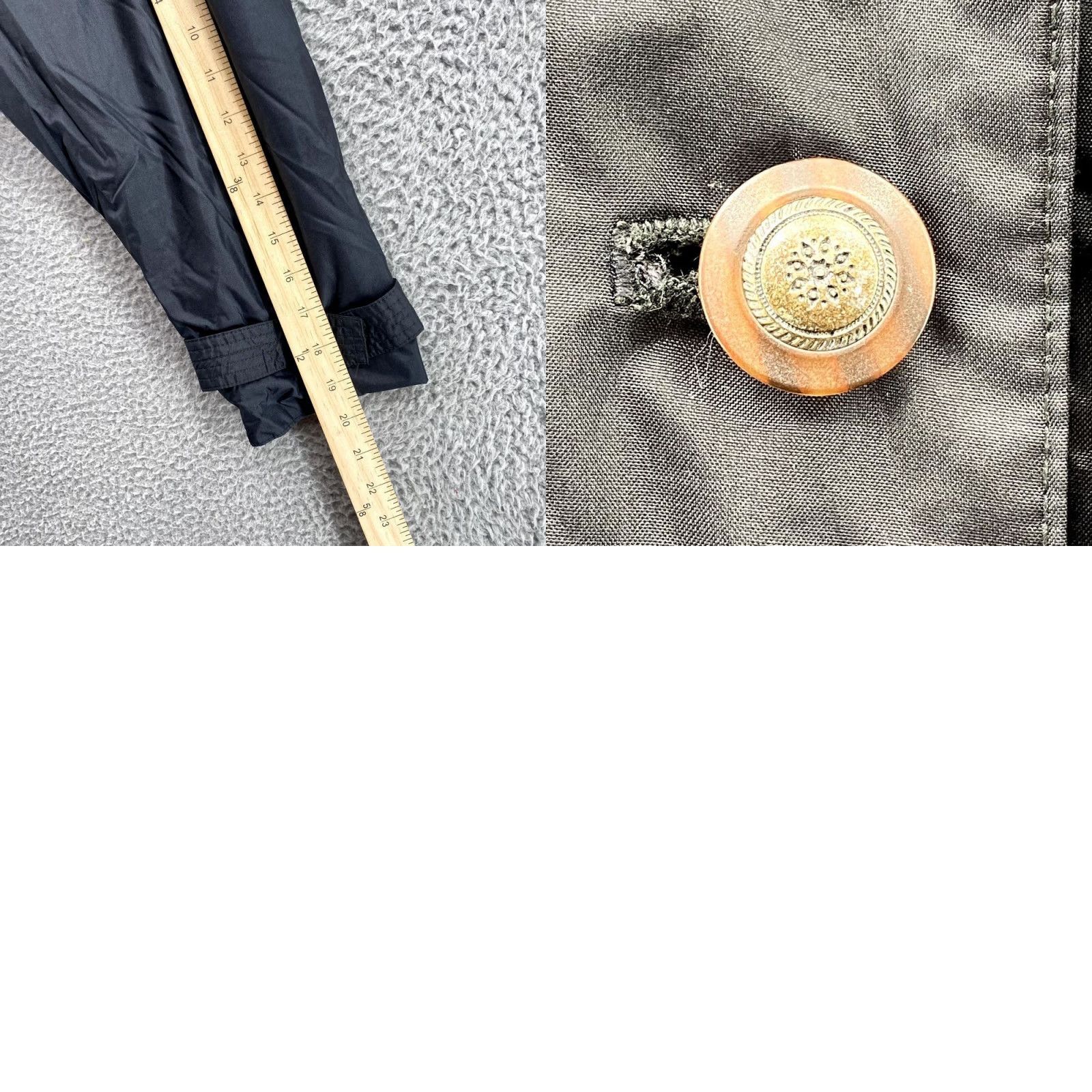 Rains VINTAGE Maggie Lawrence Rain Coat Womens Petite 12 Black Lined Outdoor Snow Y2K Coat Women Black Petite 12 Rain Coat Size XL / US 12-14 / IT 48-50 - 9 Thumbnail
