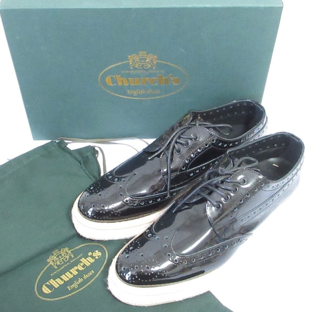 Other Church's KELLY Patent Derby Shoes Leather Shoes DUTY FREE for USA