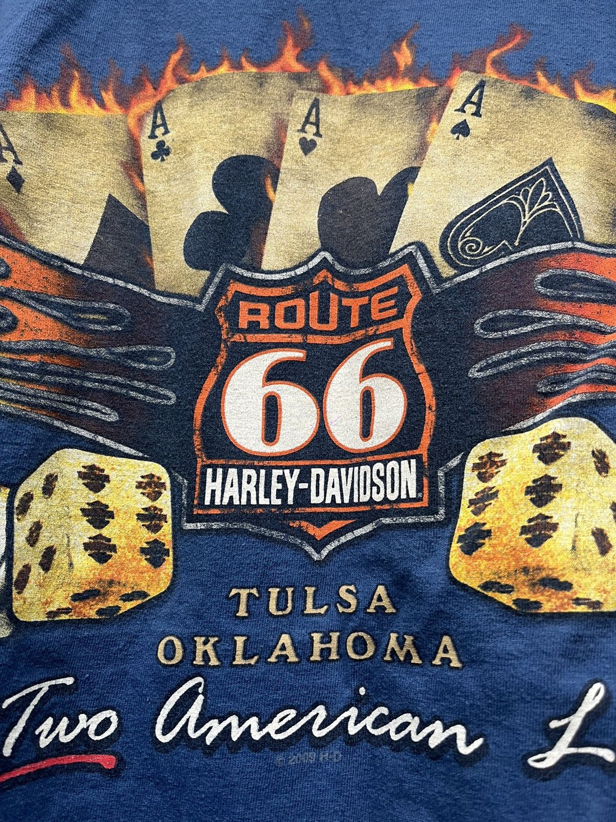 Harley Davidson Vintage Harley Davidson Bad to the Bone Dog Graphic Size US XL / EU 56 / 4 - 6 Thumbnail