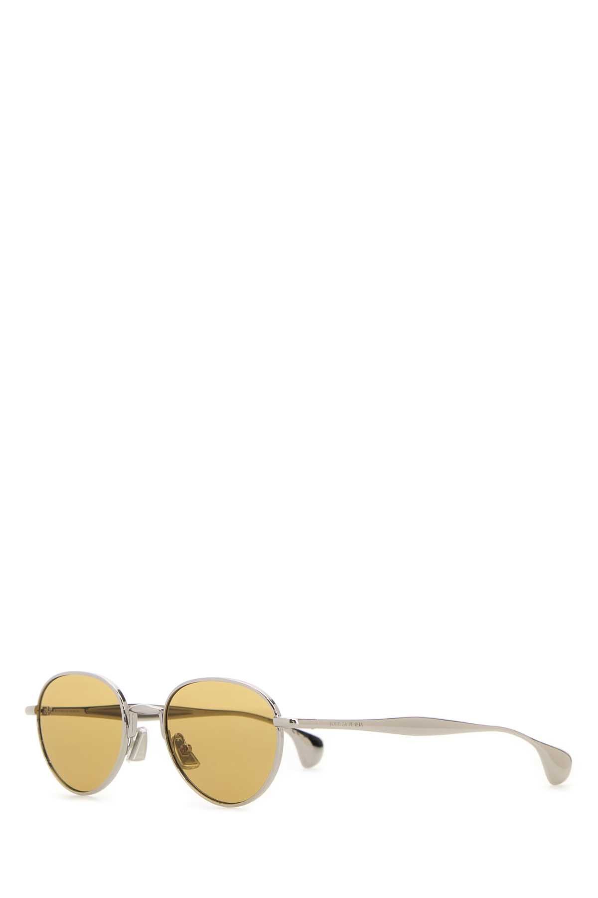 Bottega Veneta Silver Metal Sunglasses Size ONE SIZE - 1 Thumbnail