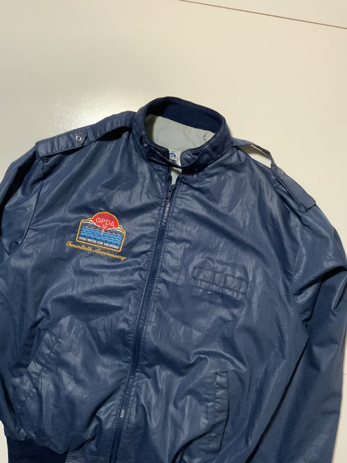 Vintage Vintage Goulds GPDA Pure Water Anniversary Bomber Jacket Size US M / EU 48-50 / 2 - 3 Thumbnail