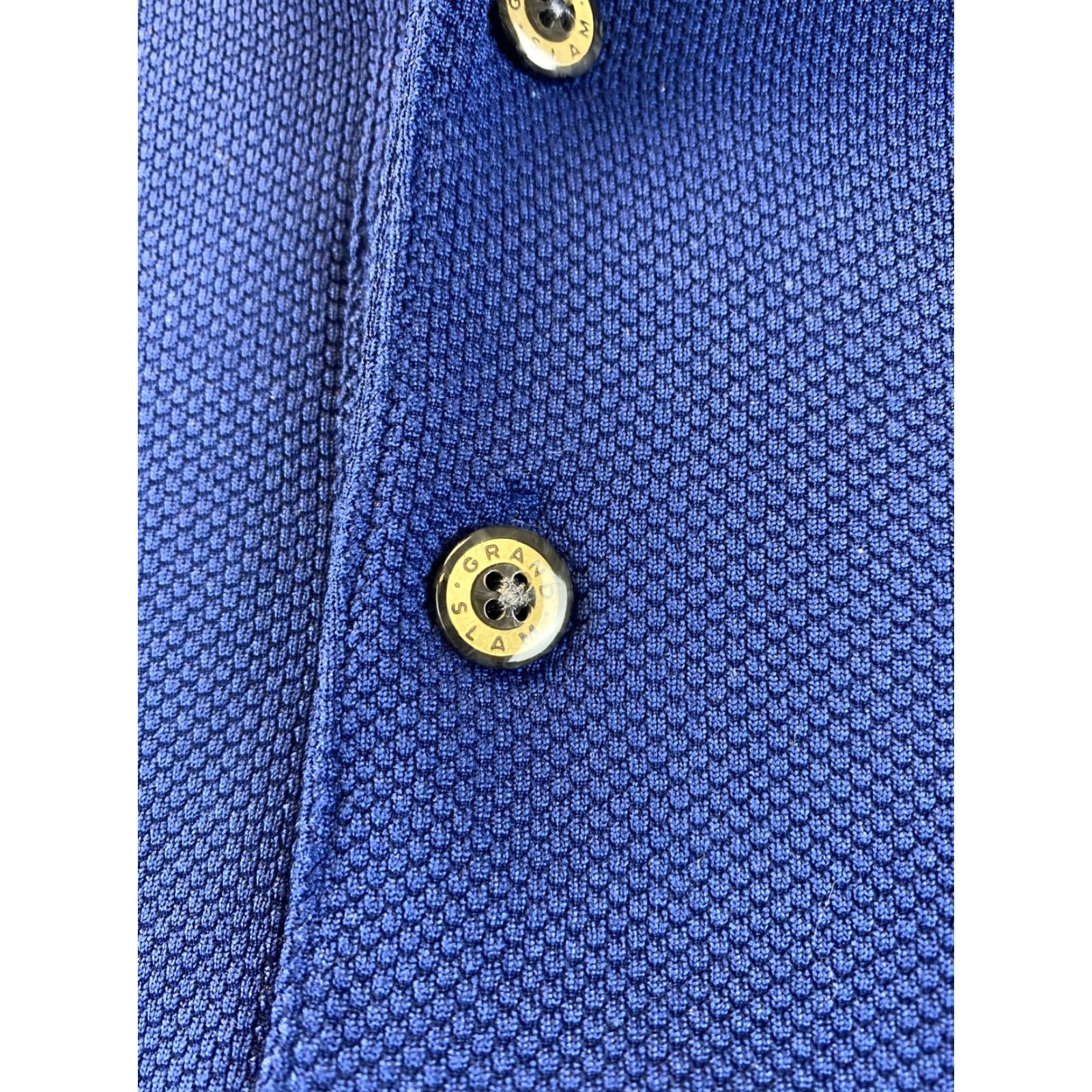 Vintage Grand Slam Men's Polo Shirt Golf Short Sleeve Size L Blue 89-23 Size US L / EU 52-54 / 3 - 5 Thumbnail