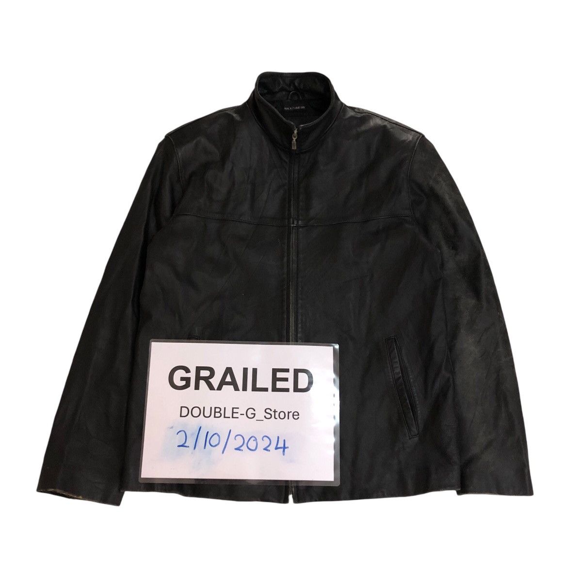 Hugo Boss 📌Real New Zealand Lamb Skin Hugo Boss Leather Jacket Size US M / EU 48-50 / 2 - 1 Thumbnail