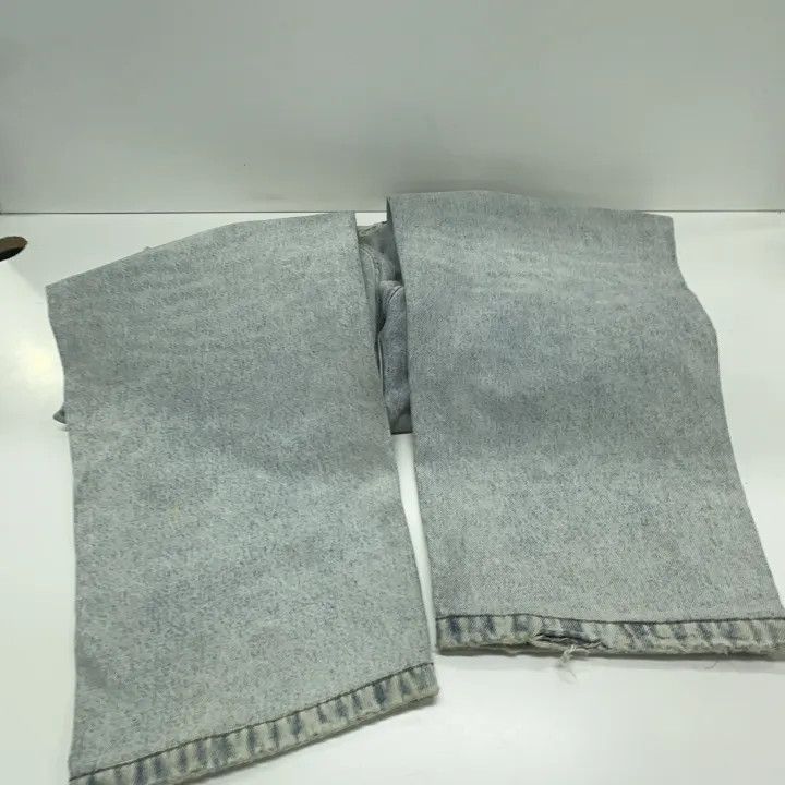 Balenciaga Balenciaga Wide Leg High Waist Denim Jeans 0079-2507 Size US 26 / EU 42 - 9 Thumbnail