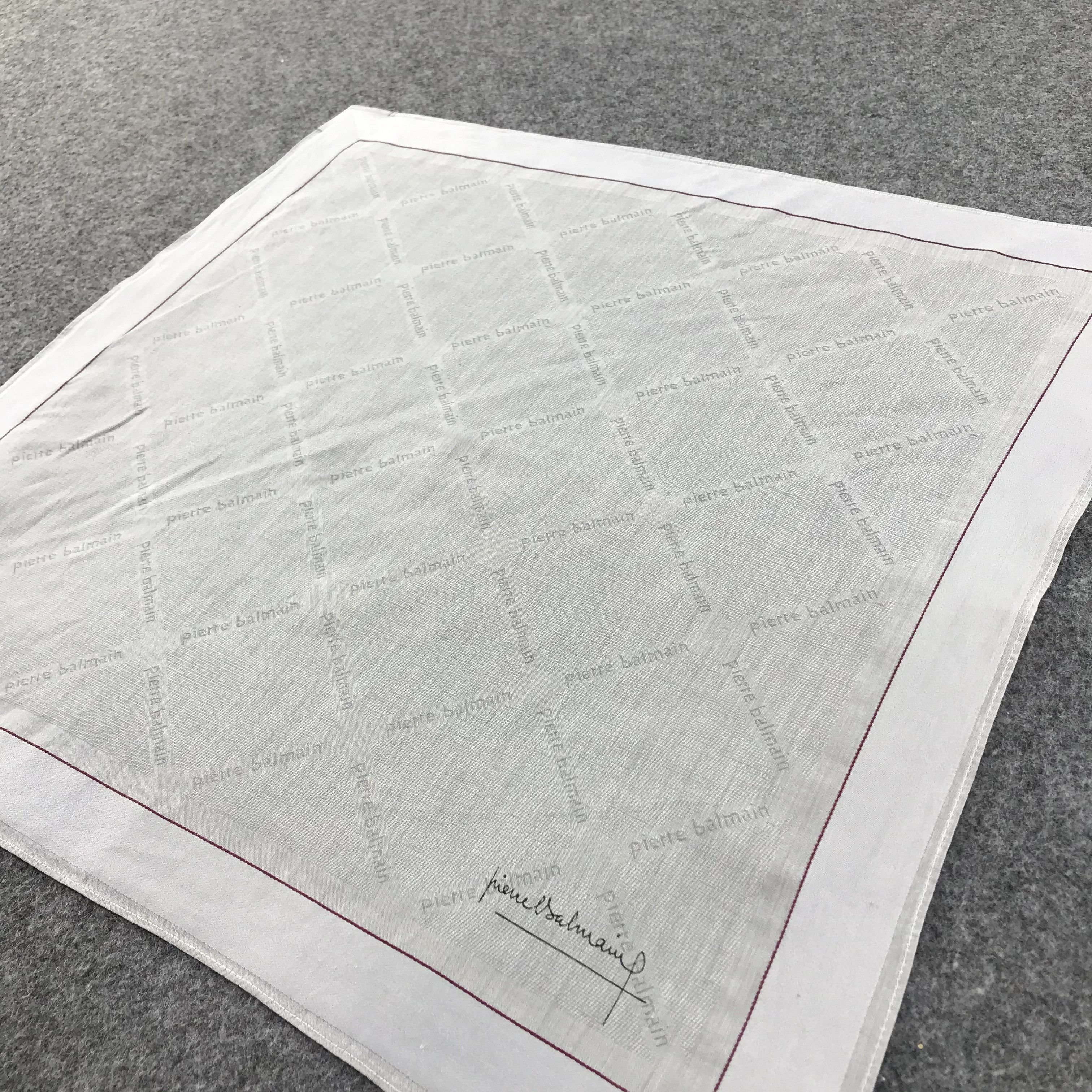 Pierre Balmain Pierre Balmain Handkerchief Neckerchief Bandana H465 Size ONE SIZE - 5 Thumbnail