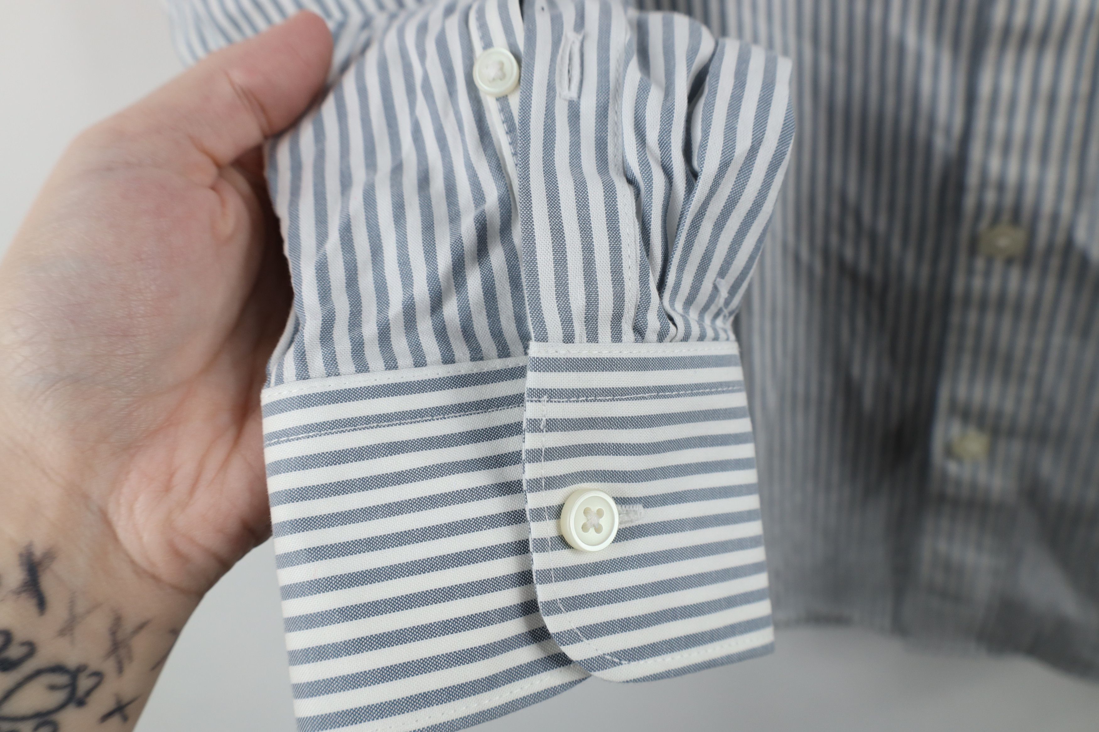 Everlane × Vintage Everlane Long Sleeve Oxford Collared Button Down Shirt Size US S / EU 44-46 / 1 - 5 Thumbnail