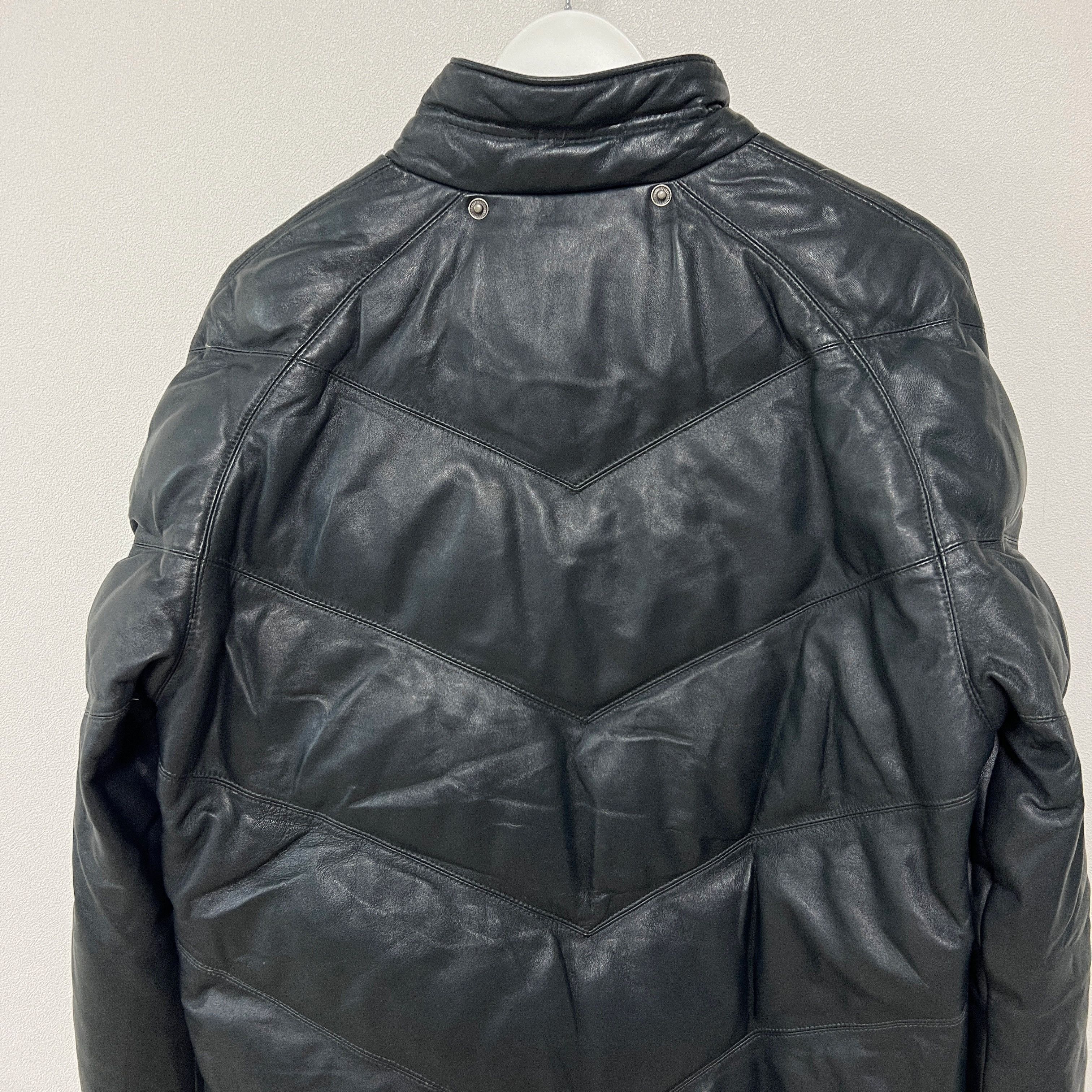 Supreme Supreme AW05 Leather Down Jacket Black Size US M / EU 48-50 / 2 - 7 Thumbnail