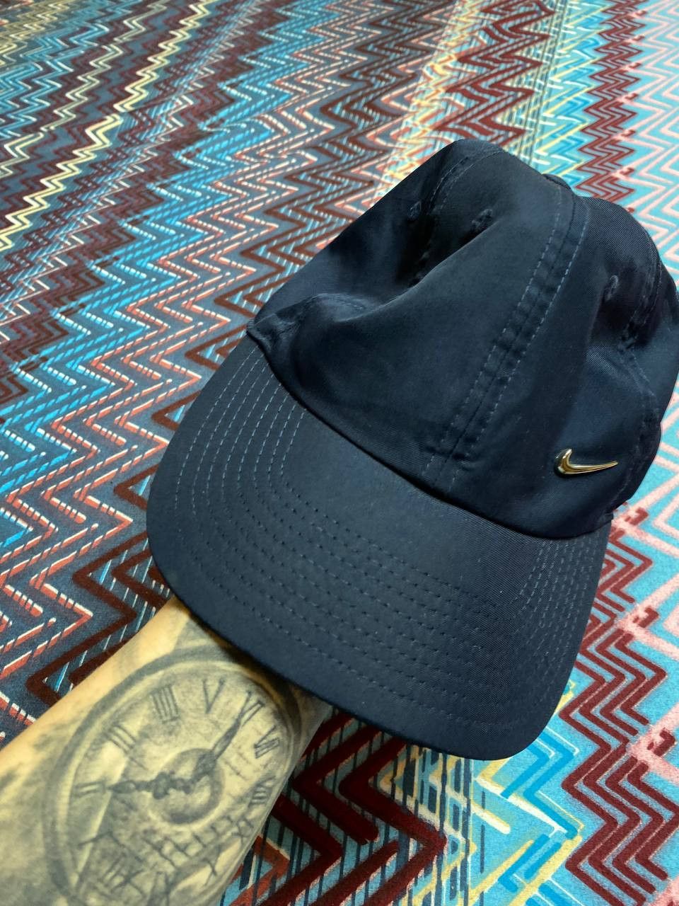 Nike Mens Vintage Nike mini logo metal swoosh hats y2k Size ONE SIZE - 7 Thumbnail