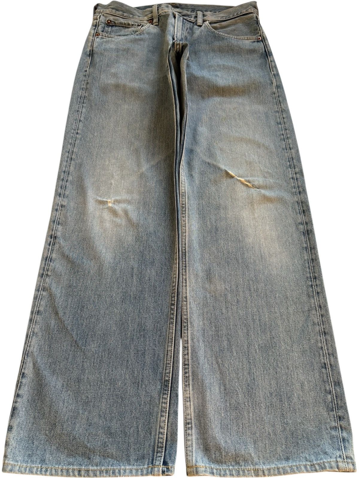 Levi's Vintage 90s Levis 503 Mud Wash Distressed Ripped Baggy Jeans Size US 32 / EU 48 - 1 Thumbnail