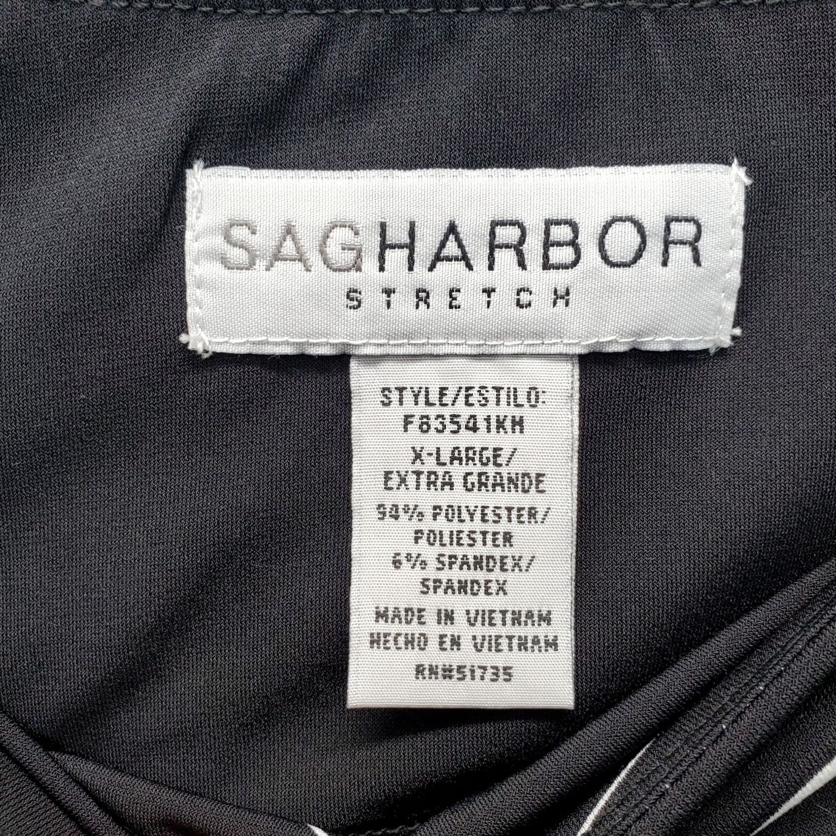 Vintage Sag Harbor Women Skirt XS XL Multi Geometric Stretch polyester Midi fabric Maxi? Size 40" / US 18 - 6 Thumbnail