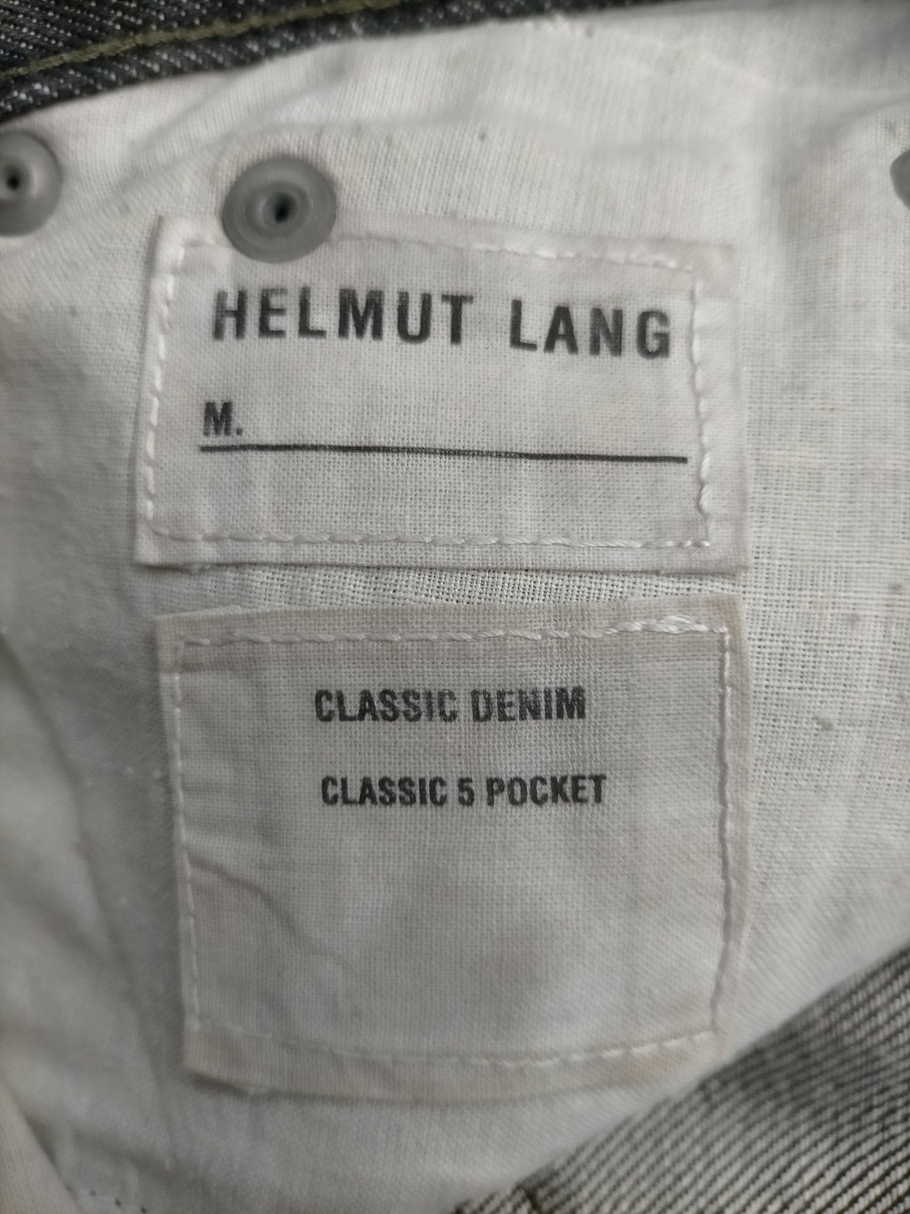 Helmut Lang Helmut Lang Made in italy Button Fly Black Jeans Size US 30 / EU 46 - 17 Thumbnail