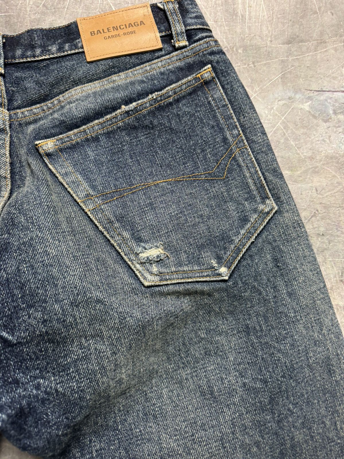Balenciaga Balenciaga Japanese Heavy Selvedge Jeans Size US 30 / EU 46 - 9 Thumbnail