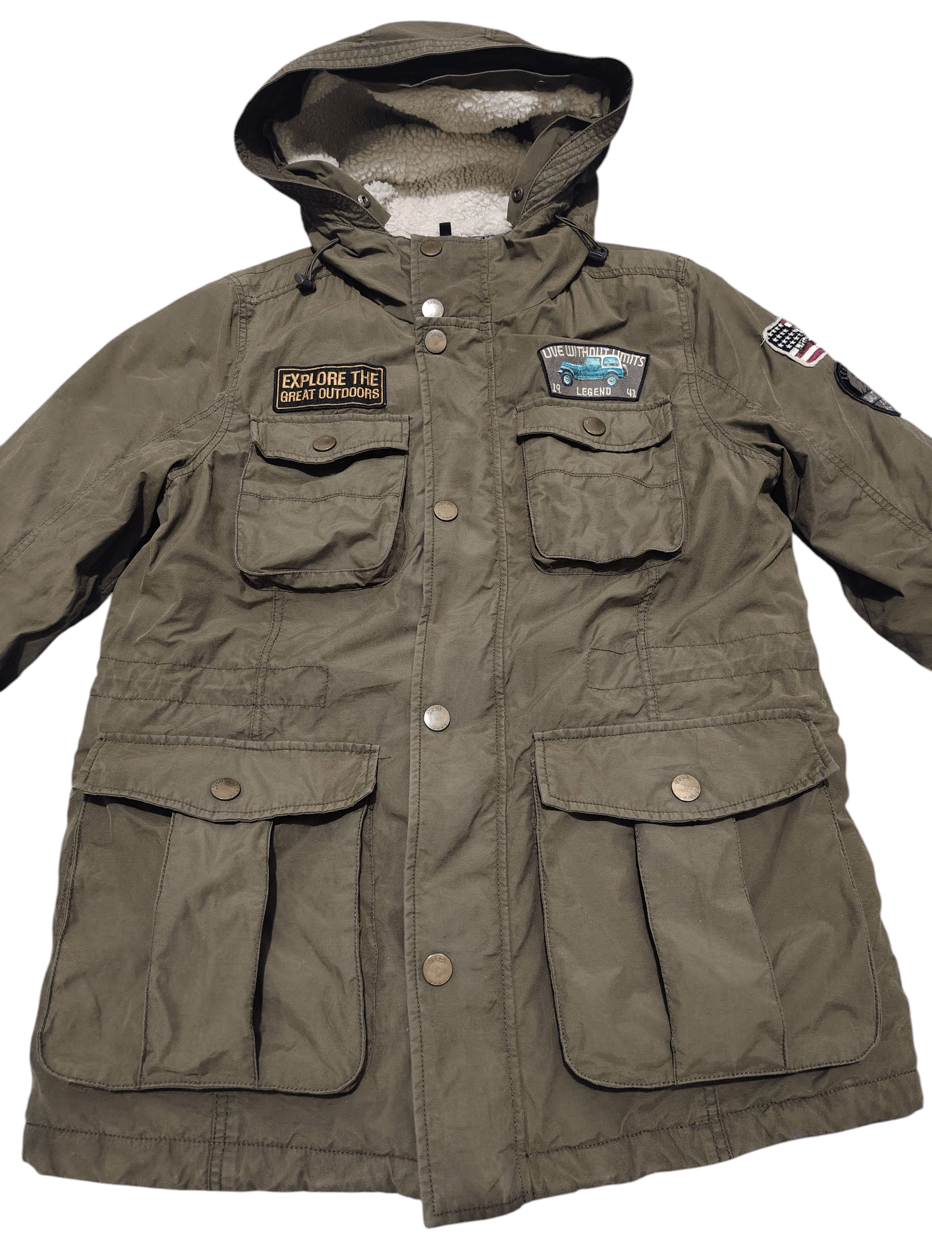 Japanese Brand Vtg Japanese Jeep Jacket Military Style Jakcet Size US XL / EU 56 / 4 - 3 Thumbnail