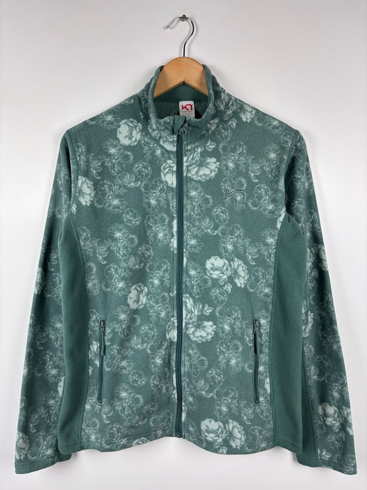 Other Kari Traa Dina Fleece Murk Floral Polartec Pullover Green L Size L / US 10 / IT 46 - 1 Thumbnail