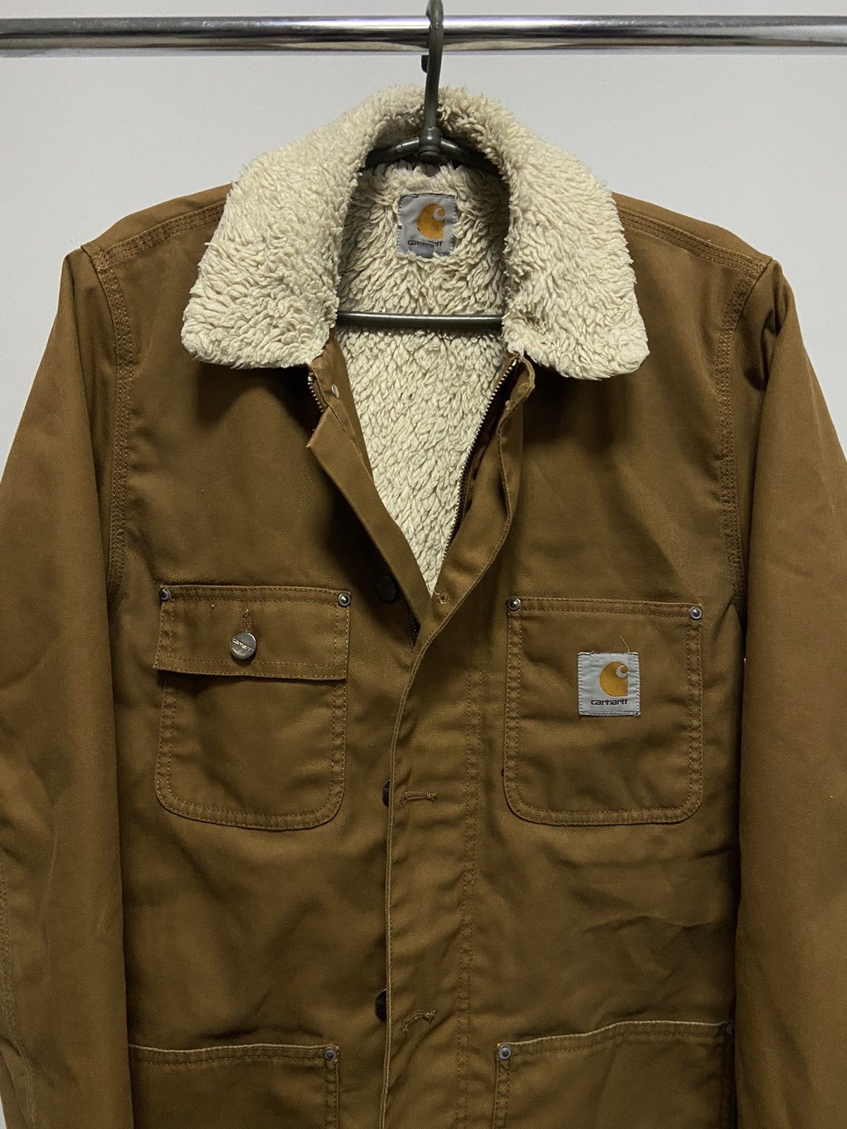 Carhartt × Vintage Carhartt Sherpa Jacket small logo phoenix coat Size US M / EU 48-50 / 2 - 2 Thumbnail
