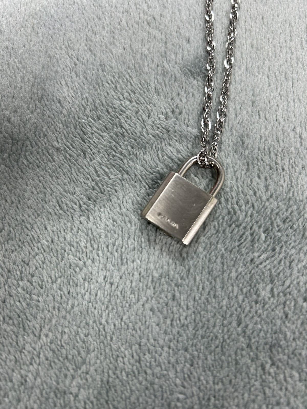 Designer Prada Necklace Padlock Size ONE SIZE - 7 Thumbnail