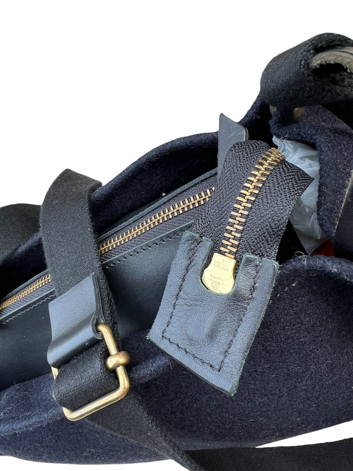 Other Jack Gomme France Wool Leather Bag Size ONE SIZE - 18 Thumbnail