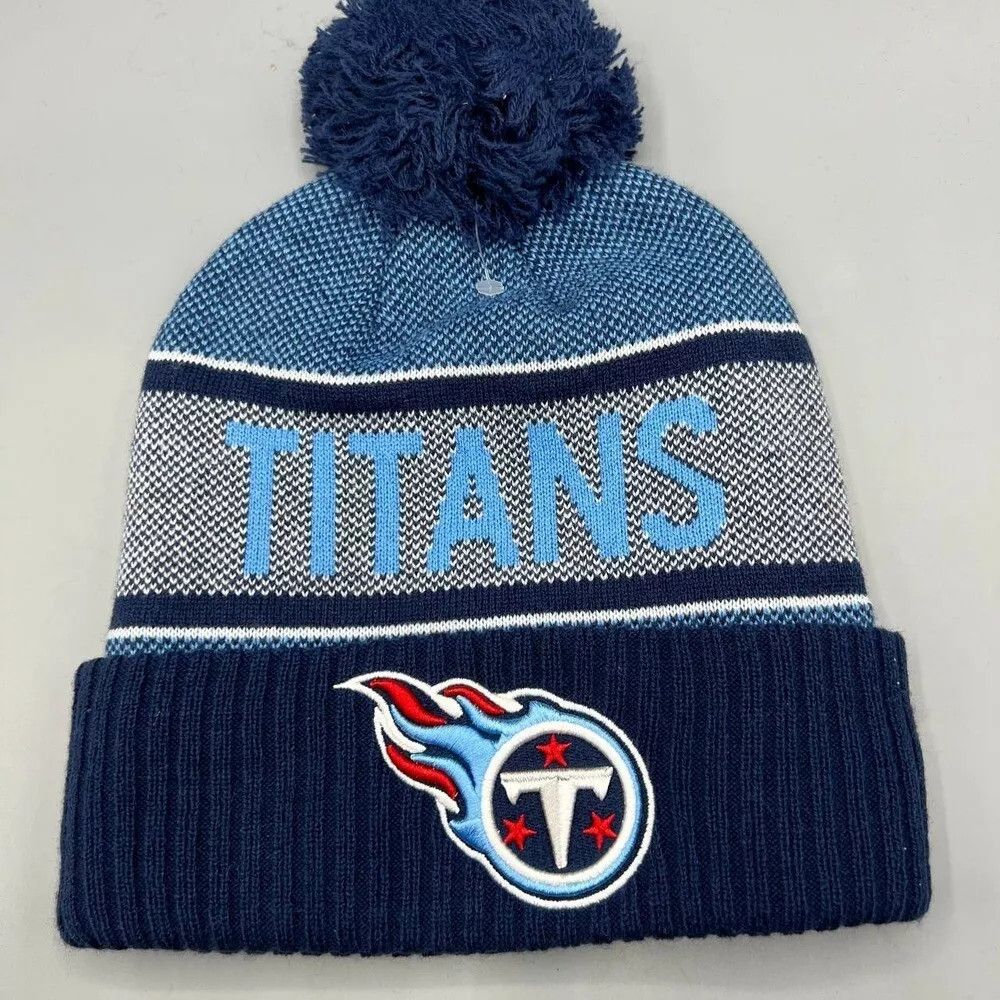 Other Tennessee Titans Hat Men Fanatics Cuffed Beanie Pom Pom Cap Size ONE SIZE - 1 Thumbnail