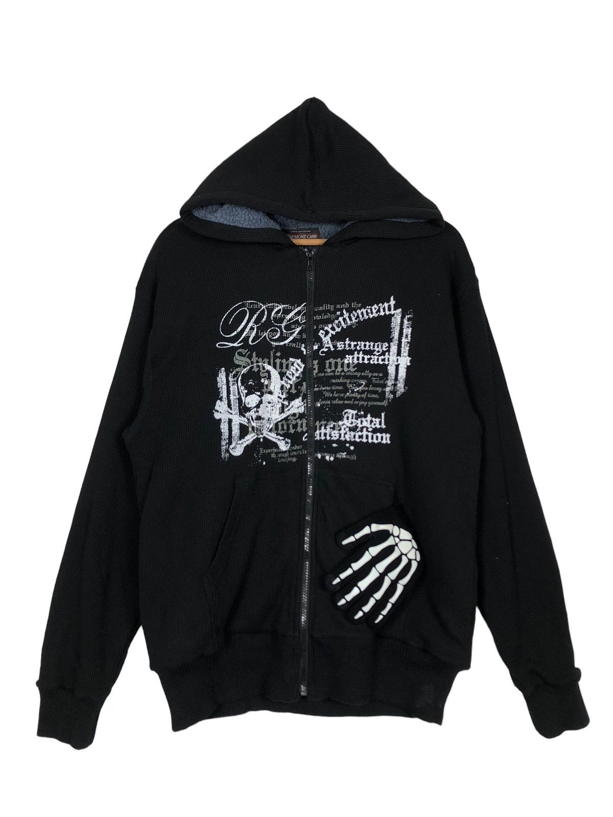 Hysteric Glamour 🔥Rare Punk Design Big Logo Hoodie Beaumont Carr Japan Size US L / EU 52-54 / 3 - 1 Thumbnail
