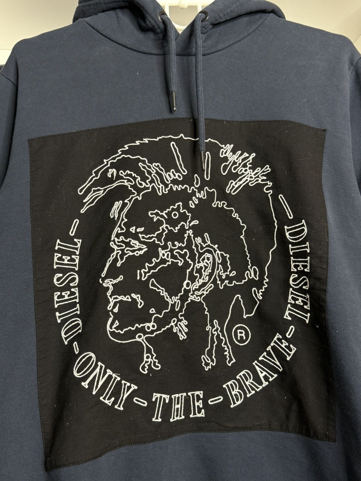 Diesel Diesel Indian Head Logo Navy blue hoodie Size US M / EU 48-50 / 2 - 3 Thumbnail