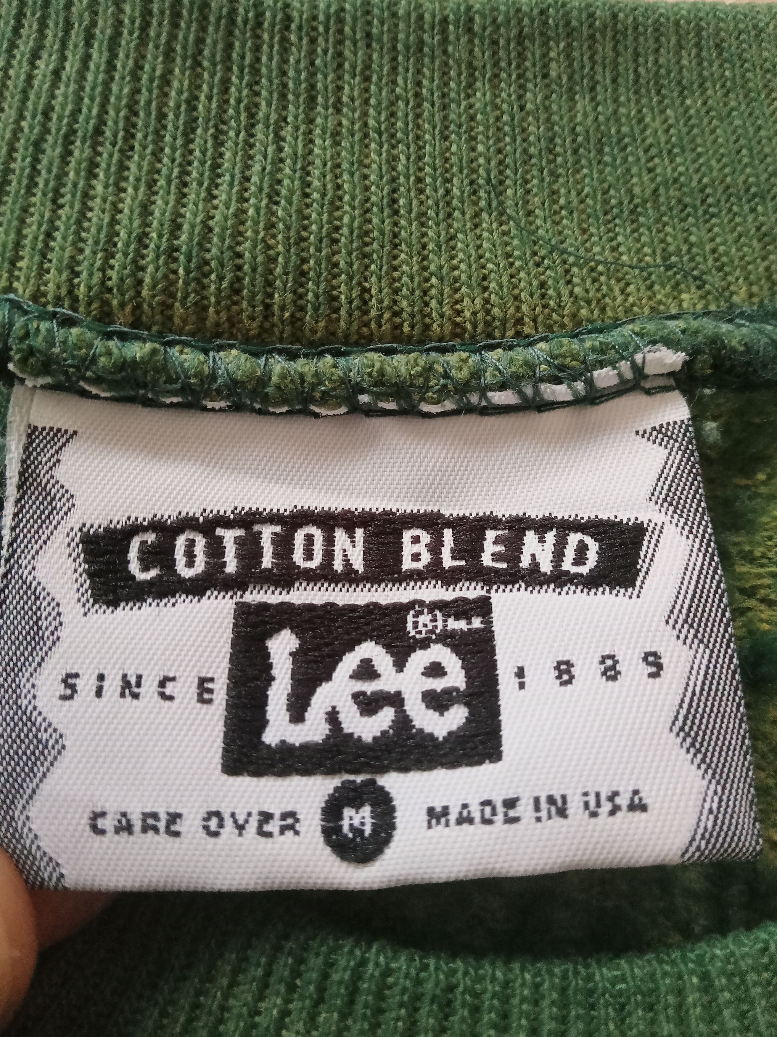Lee Vintage Lee Center Box Logo Distressed Sweater/ Sweatshirt Size US M / EU 48-50 / 2 - 4 Thumbnail