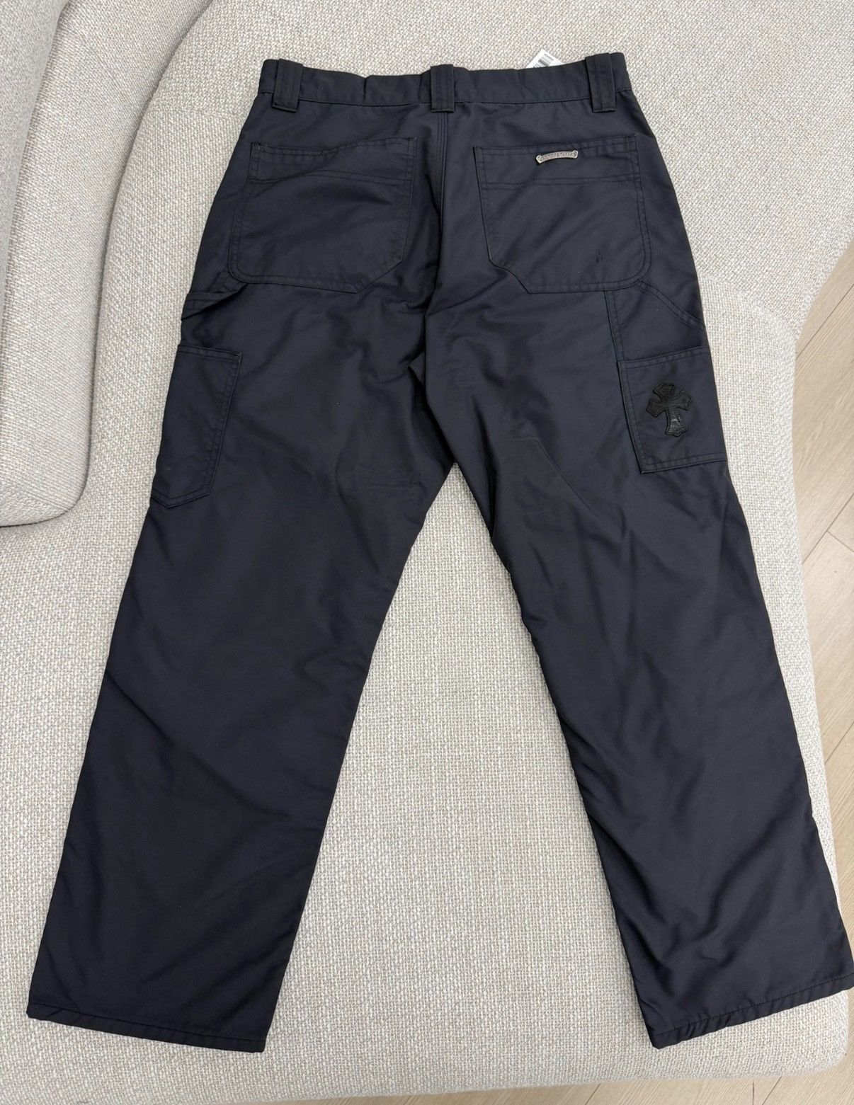 Chrome Hearts Chrome Hearts Leather Patch Double Knee Cargo Pants F1040 Size US 31 - 2 Thumbnail
