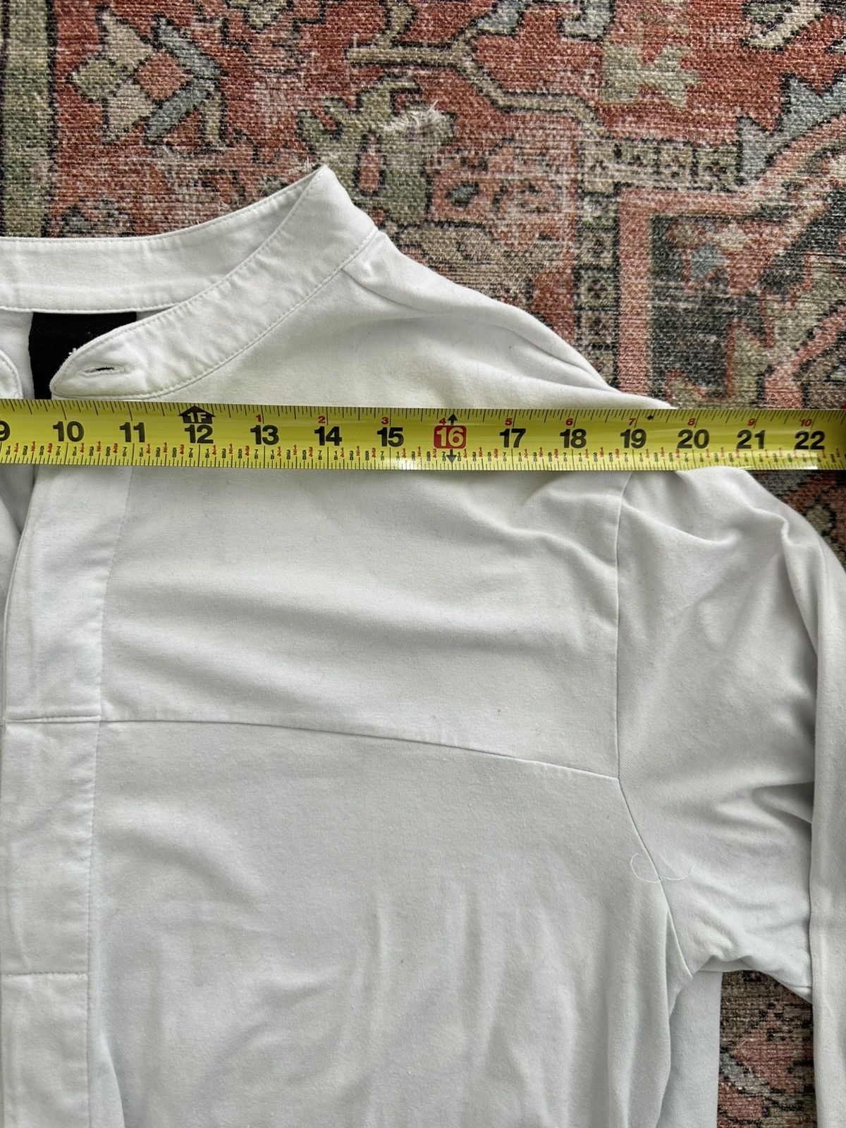 Thom Krom Thom Krom White long sleeve button up shirt // XL Size US XL / EU 56 / 4 - 10 Thumbnail