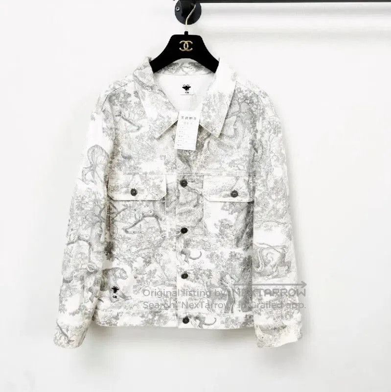 Dior Dior Long Sleeve White Cotton Jacket . Size US L / EU 52-54 / 3 - 1 Thumbnail