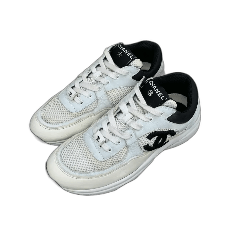Chanel Chanel Black and White Sports Sneakers Size 37.5 Size US 7.5 / EU 40-41 - 1 Thumbnail