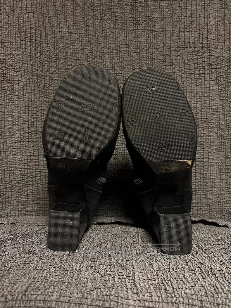 Rick Owens Rick Owens Cracked Leather High Heels Size US 10.5 / IT 40.5 - 9 Thumbnail